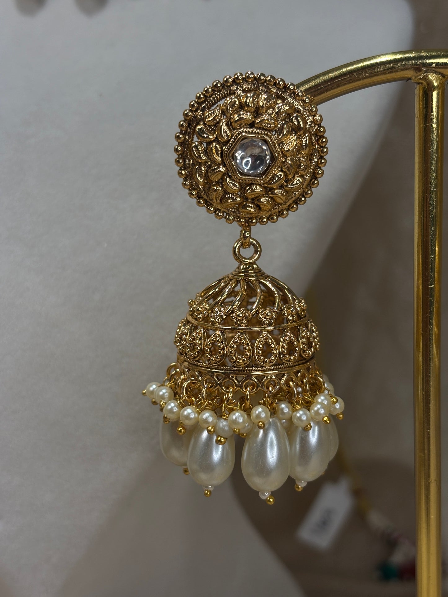 Antique gold choker set