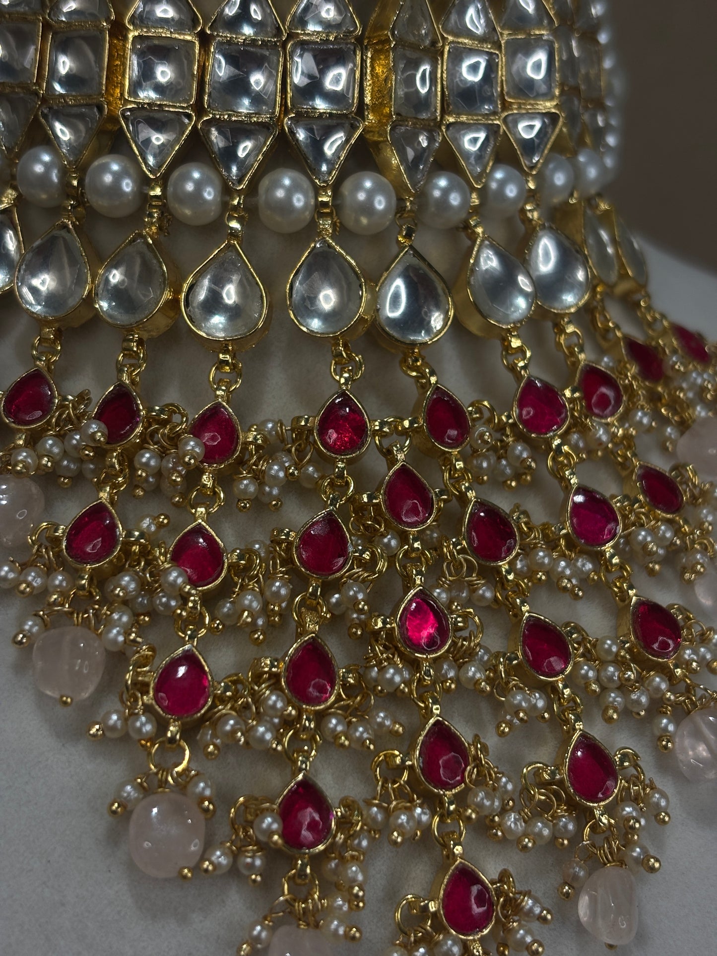 Hot pink choker set