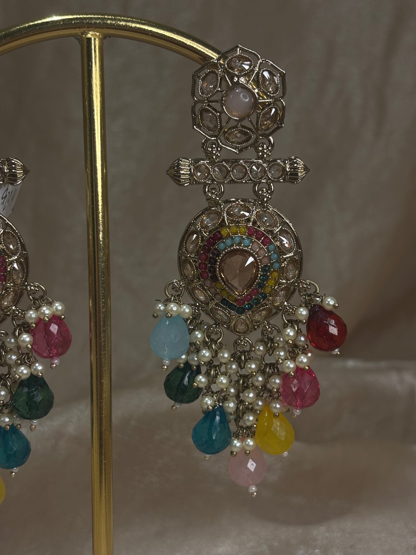 Multi-colour earrings