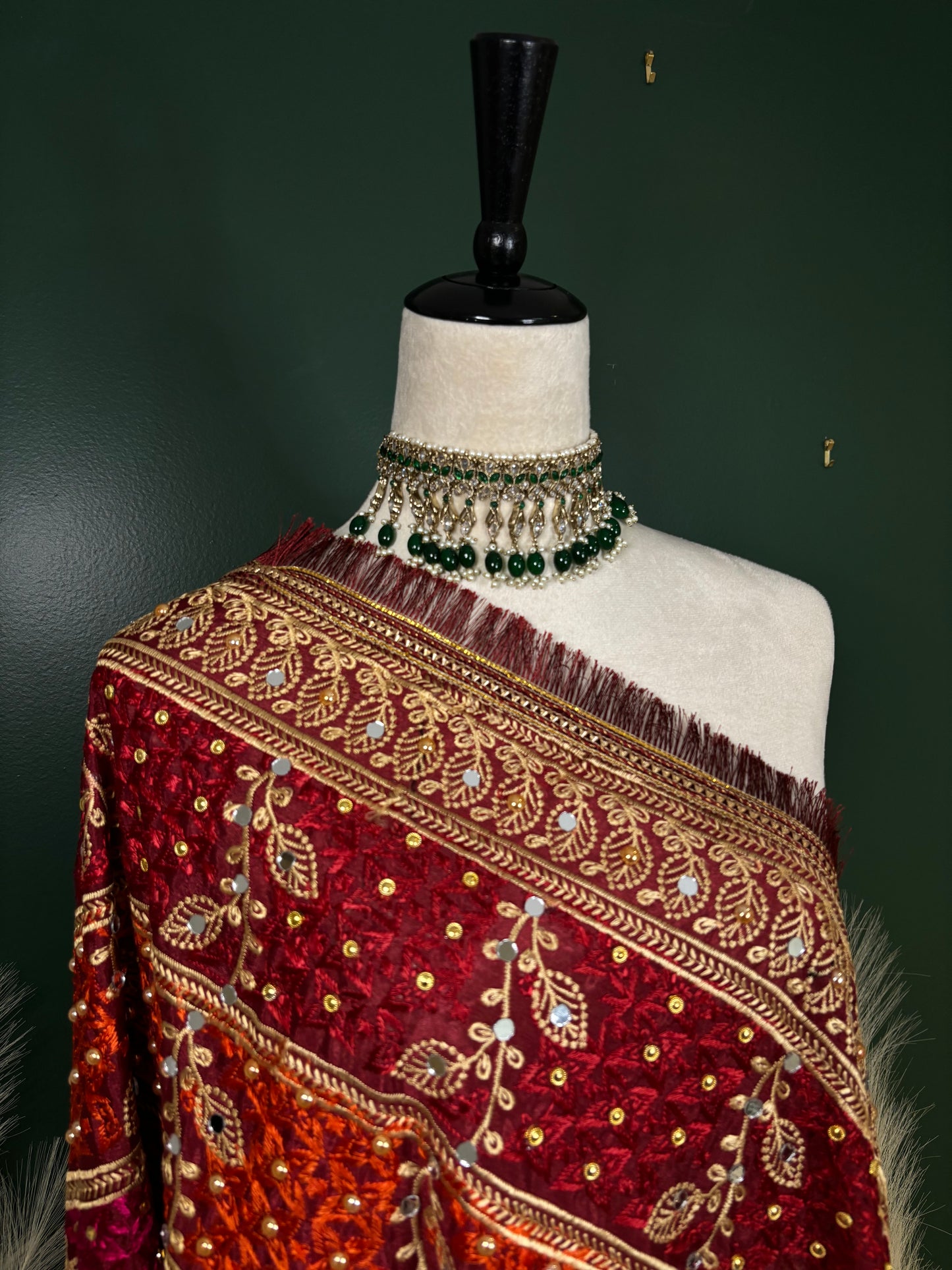 Multi-colour phulkari