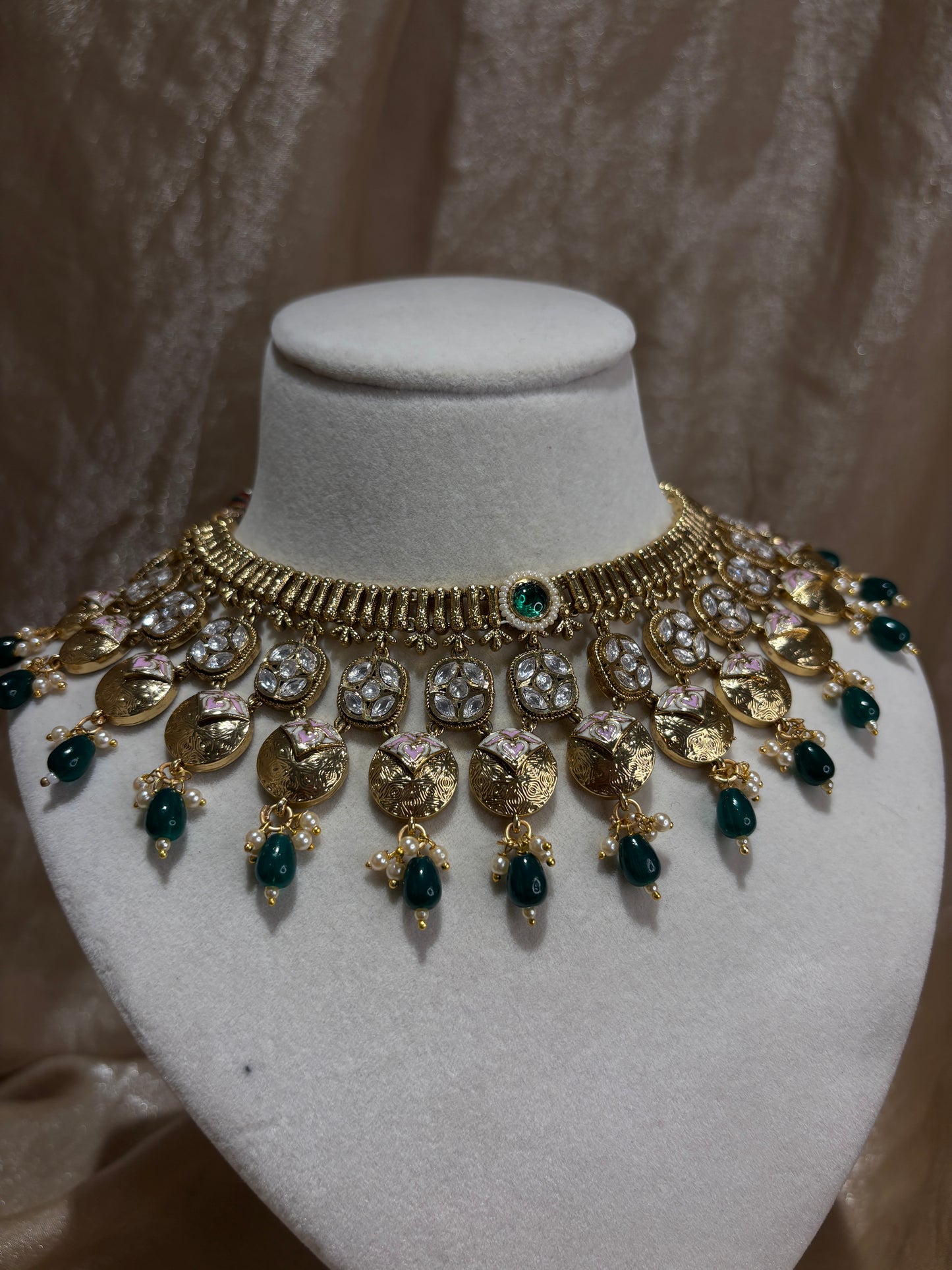 Emerald green set