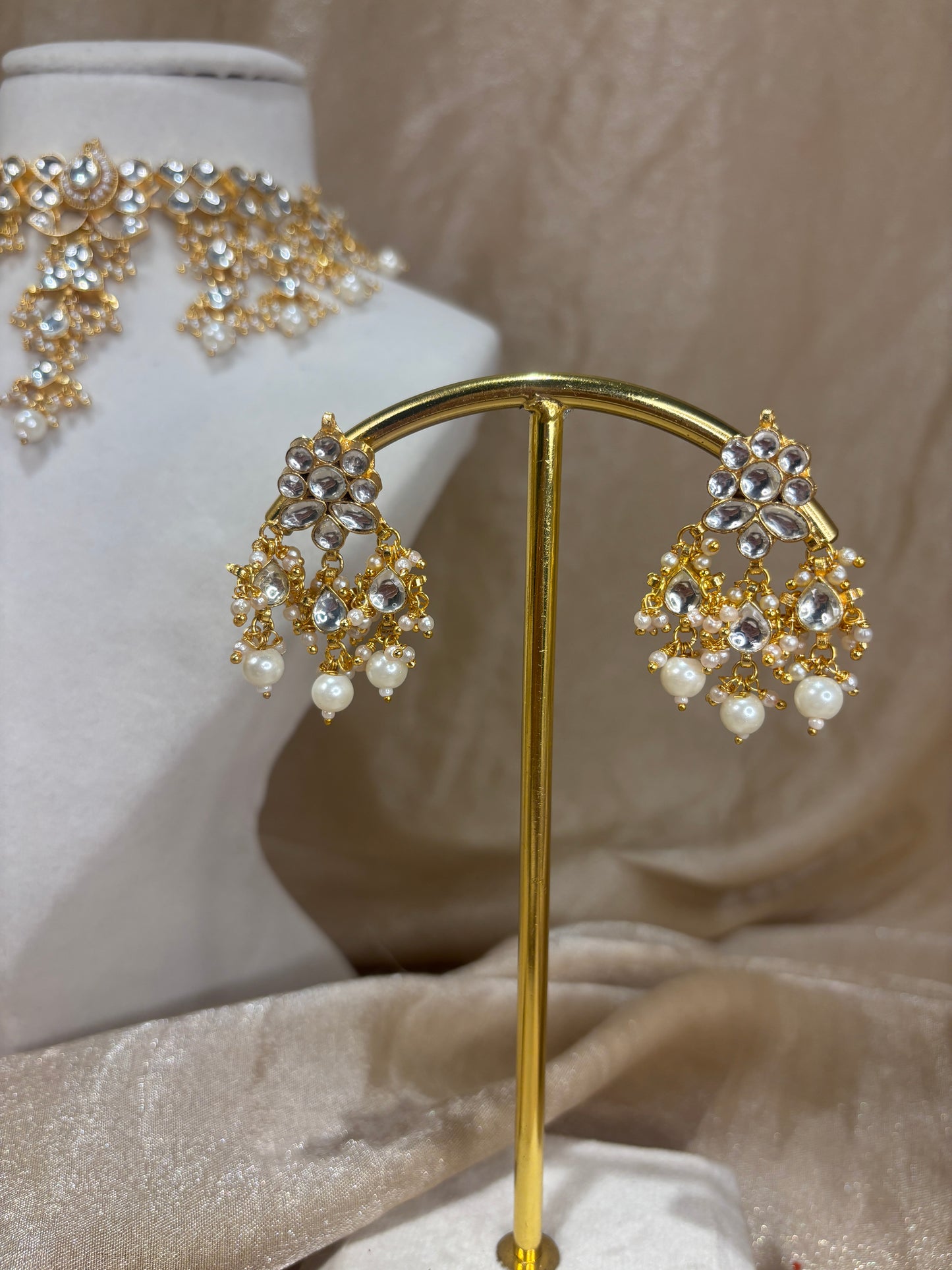 Gold choker set