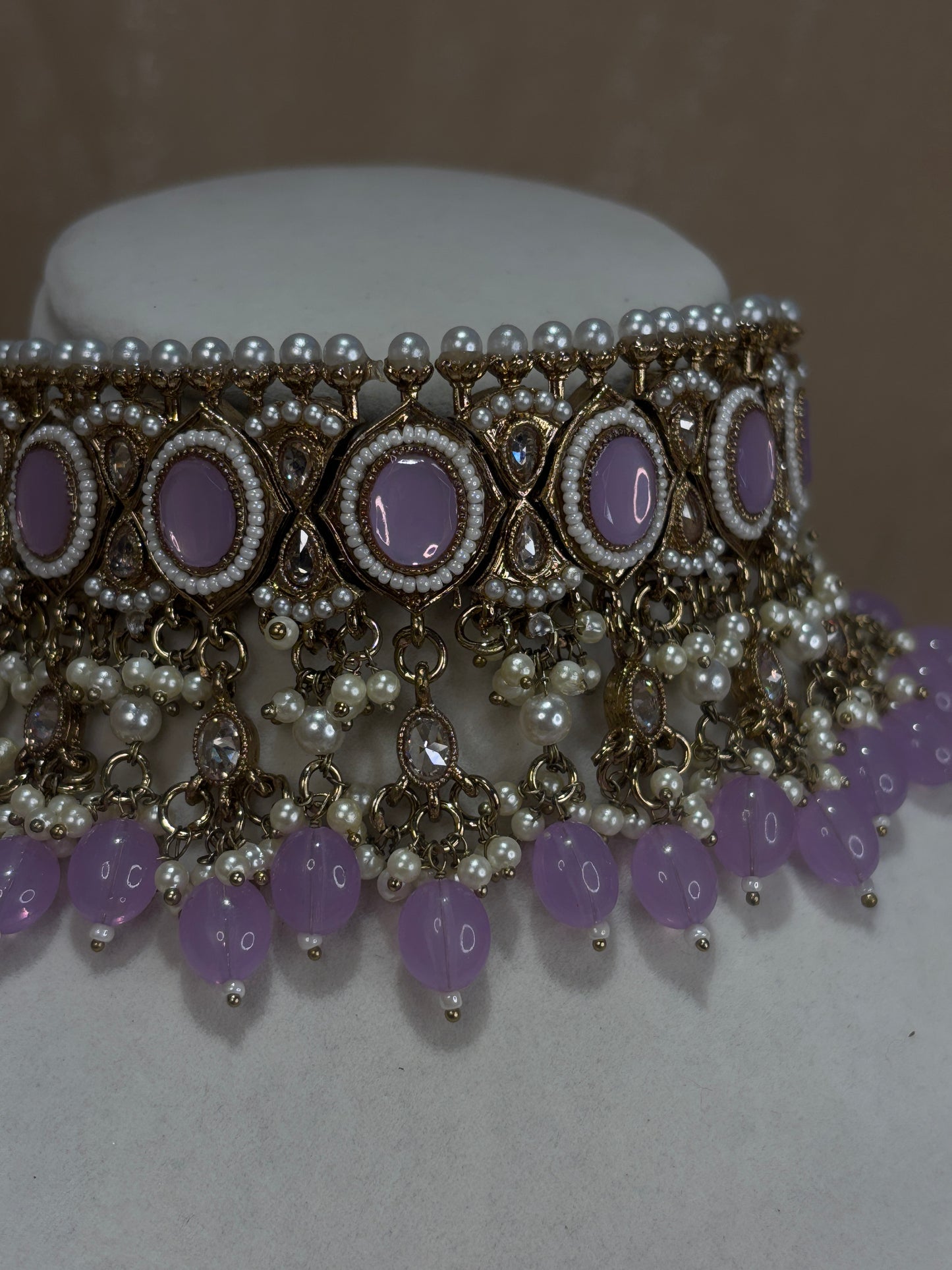 Lavender choker set