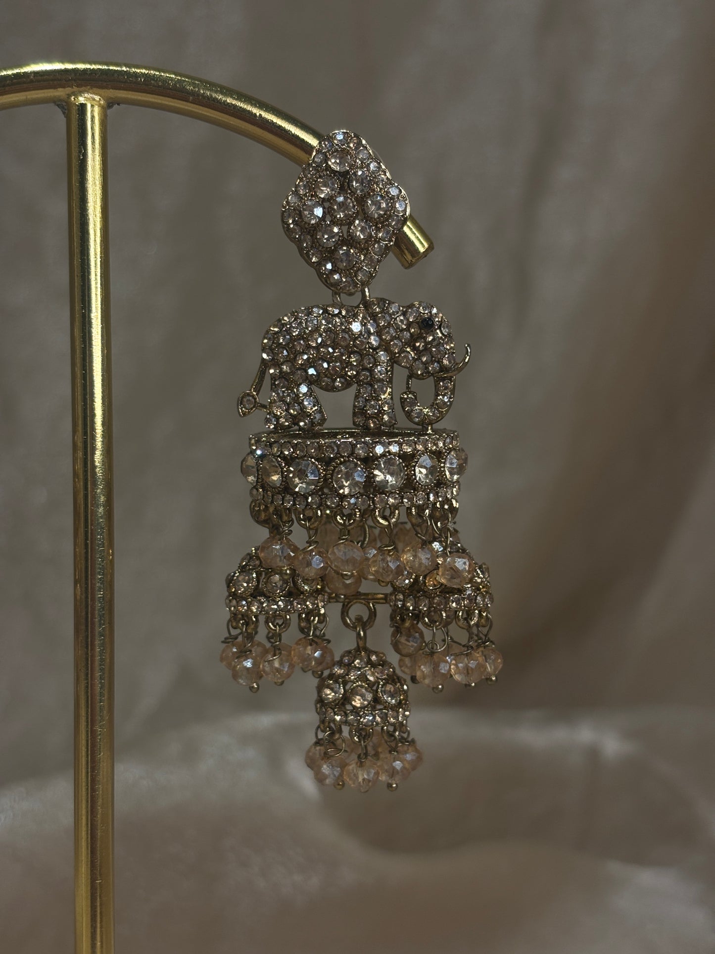 Gold earrings