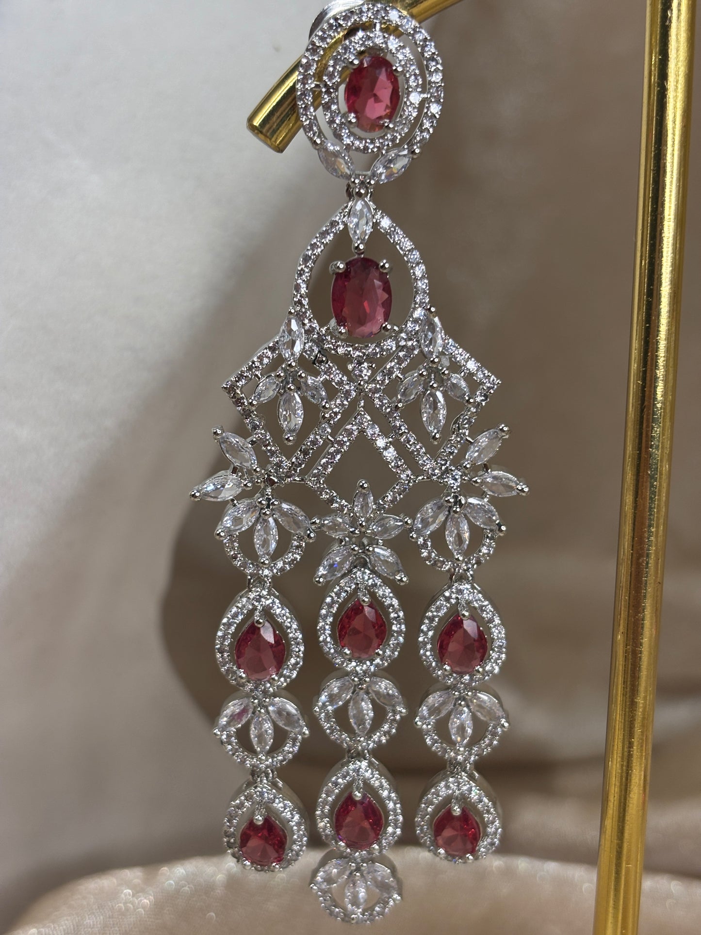Red necklace set