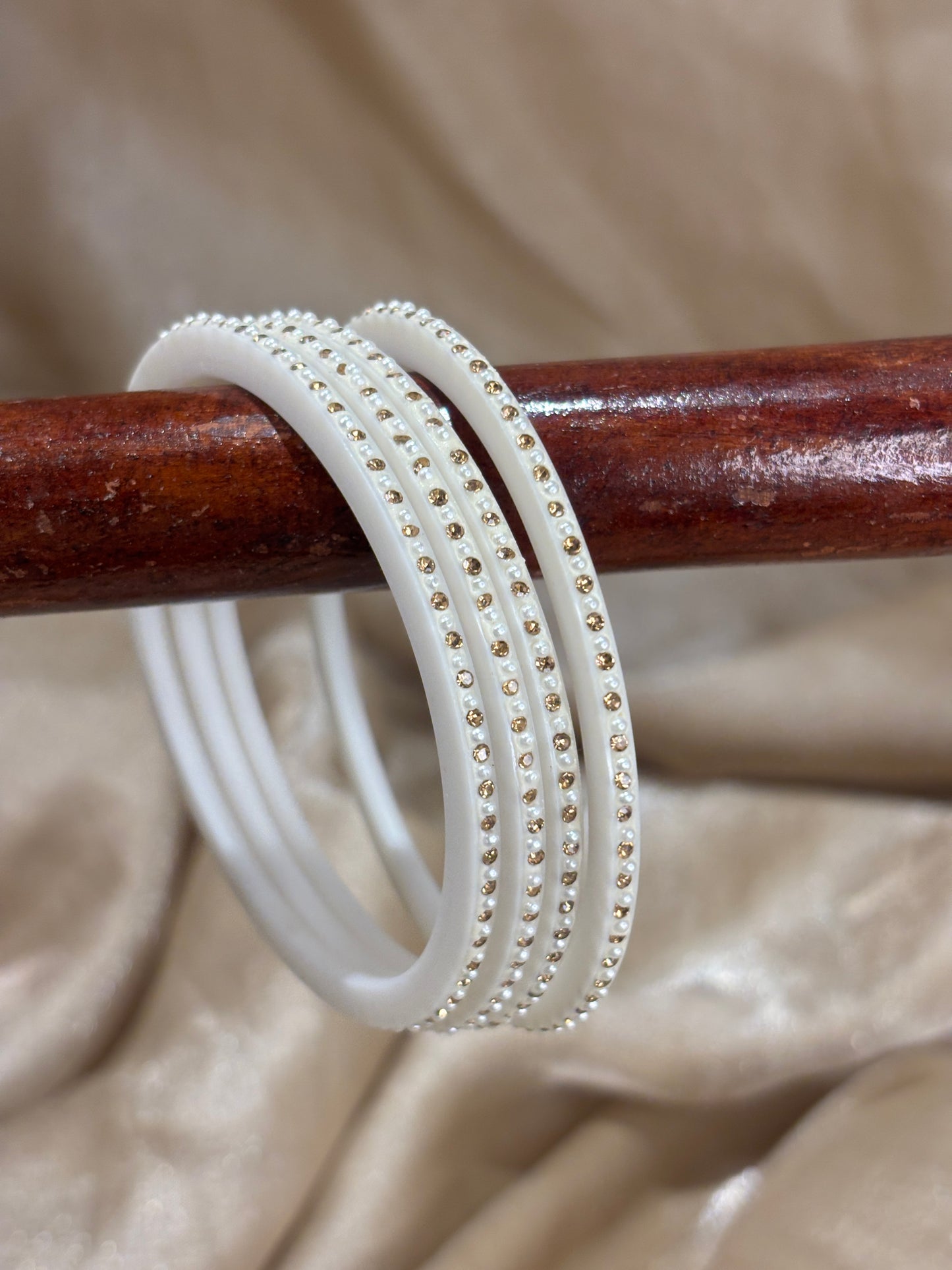 White filler bangles