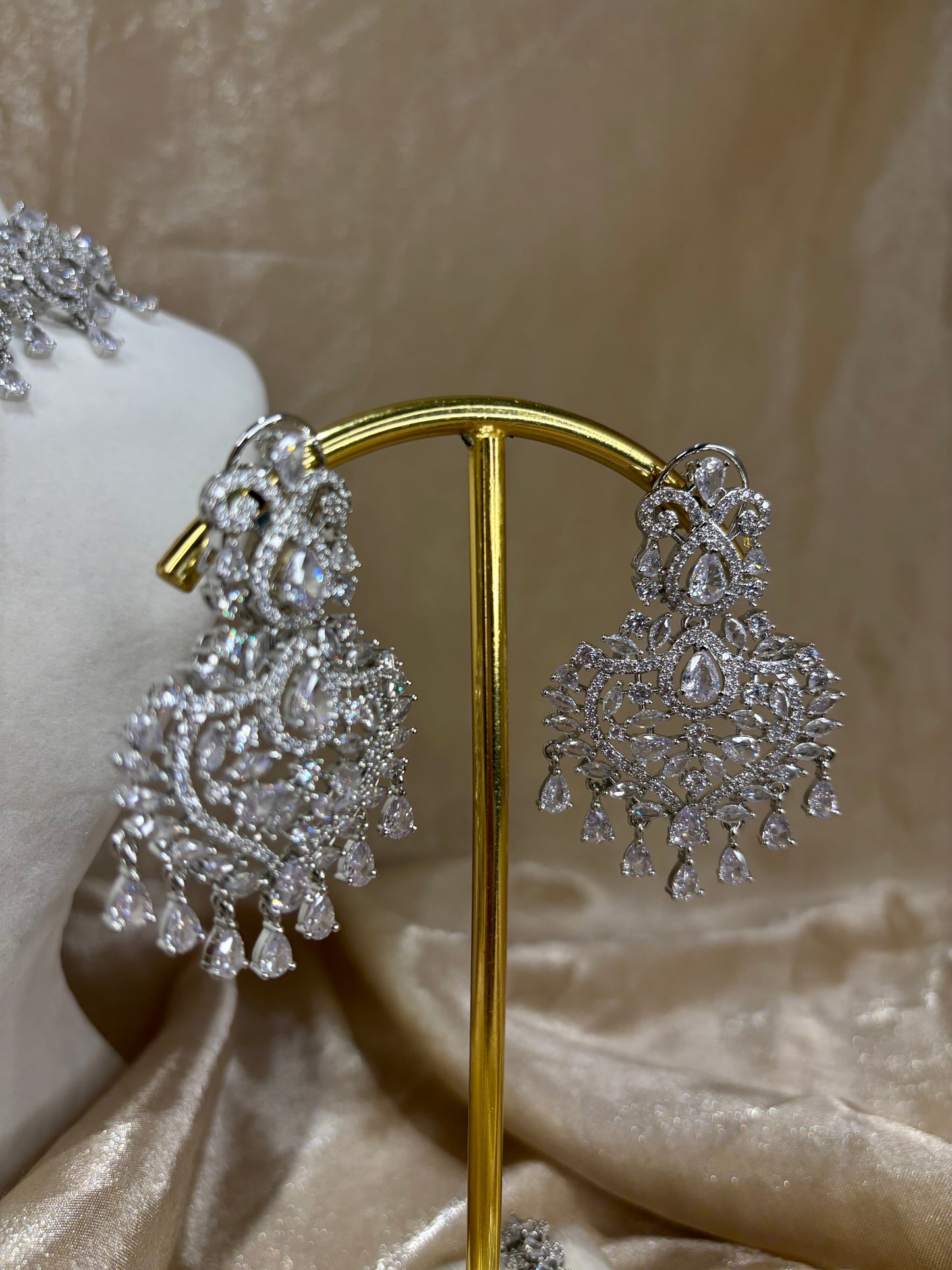 American diamond necklace set