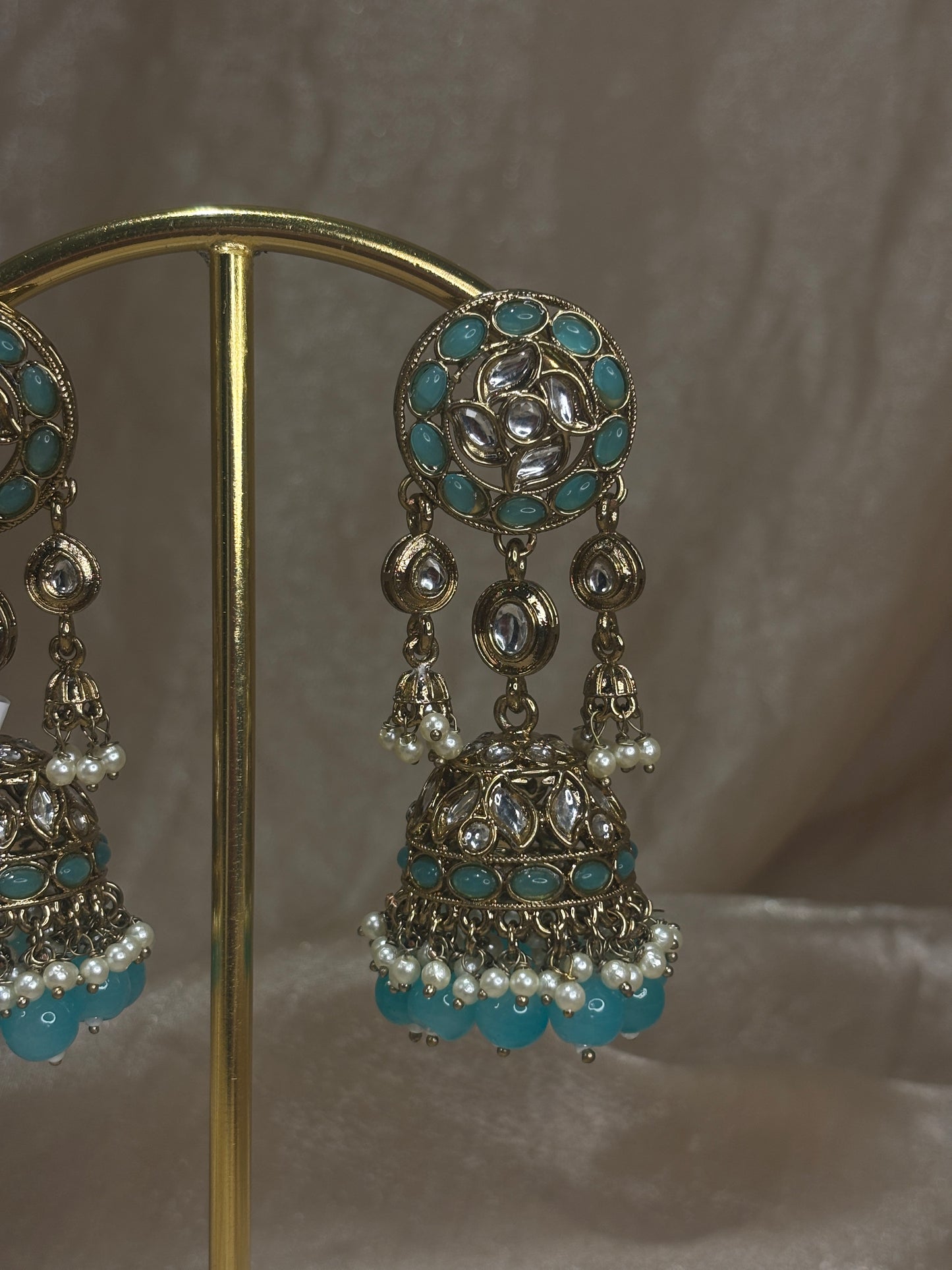 Blue earrings