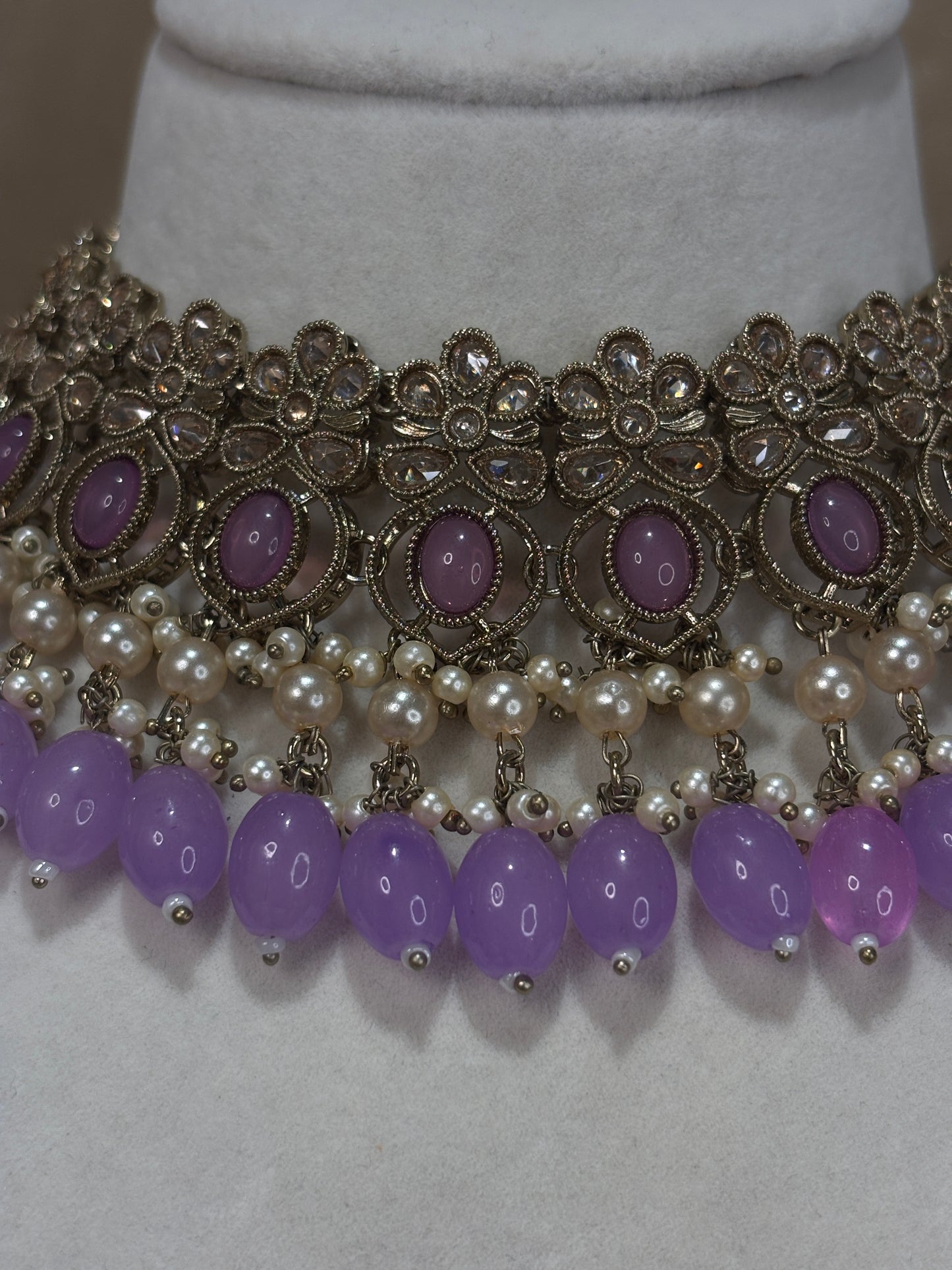 Lavender choker set