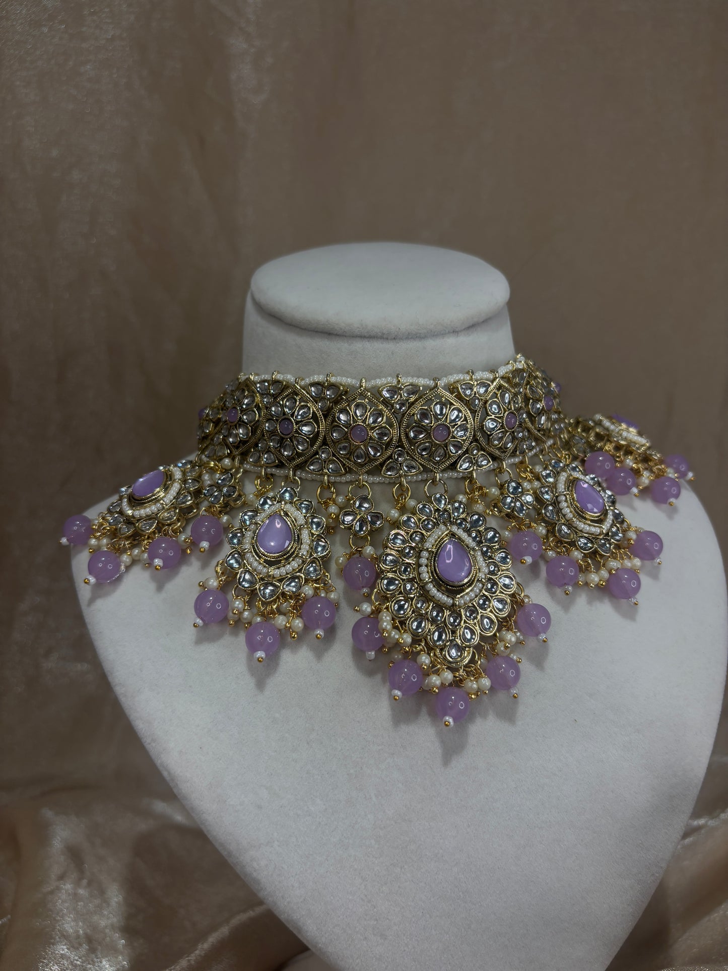 Lavender choker set