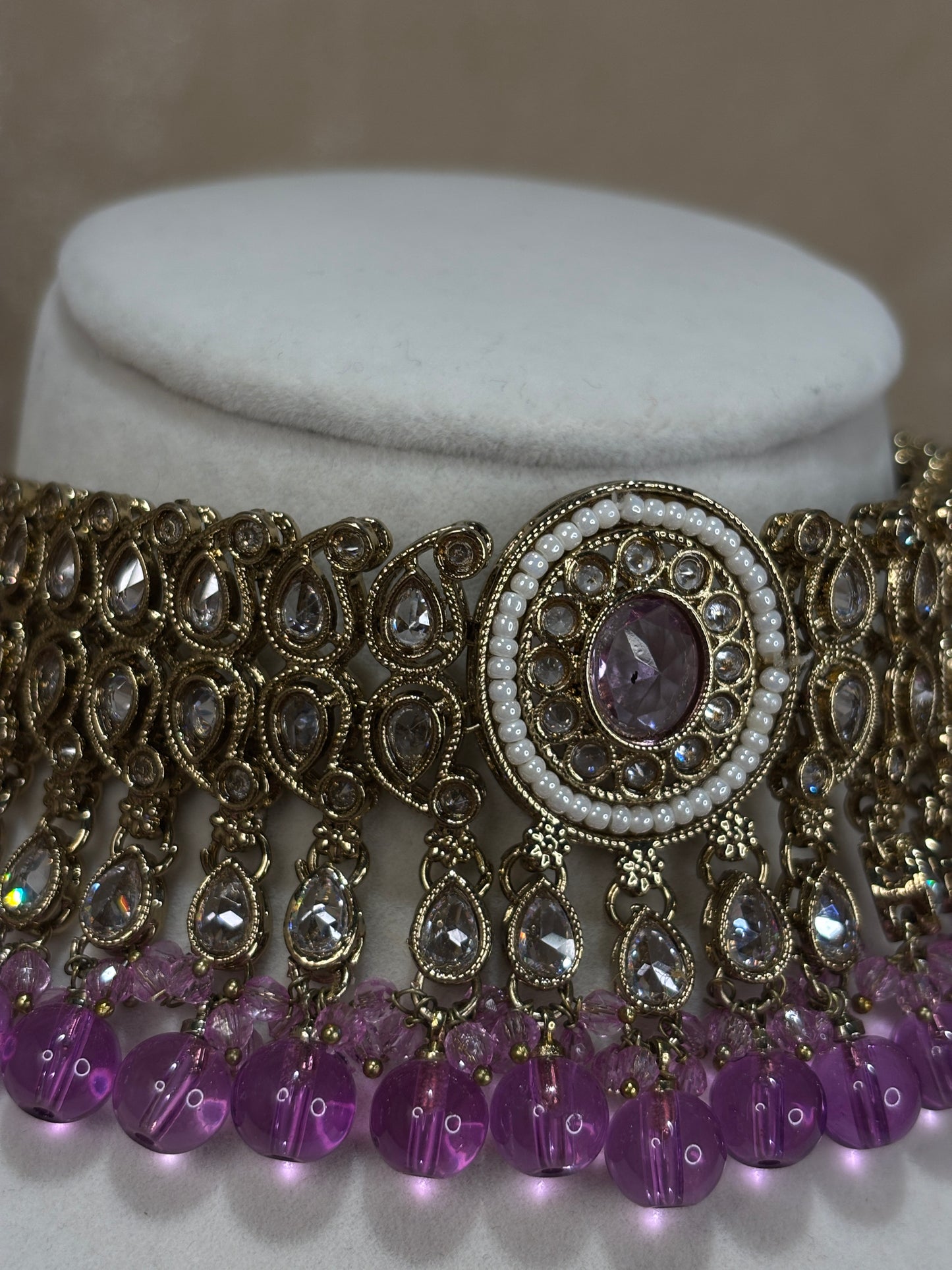 Lavender choker set