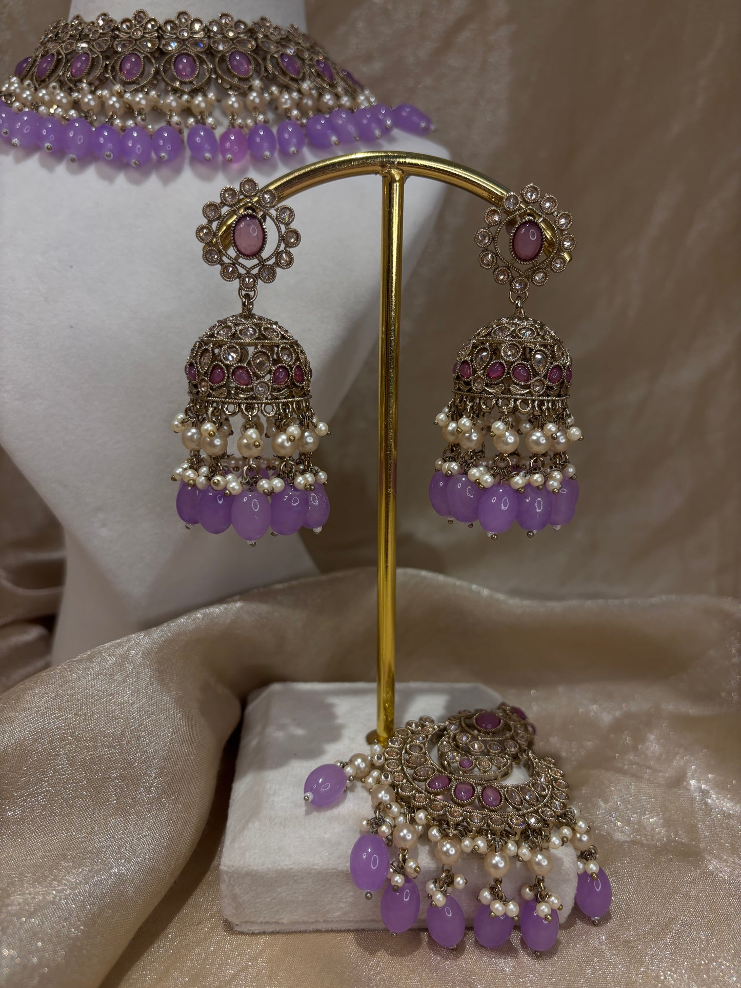 Lavender choker set