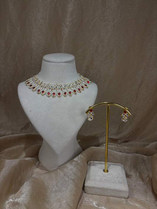 Hot pink necklace