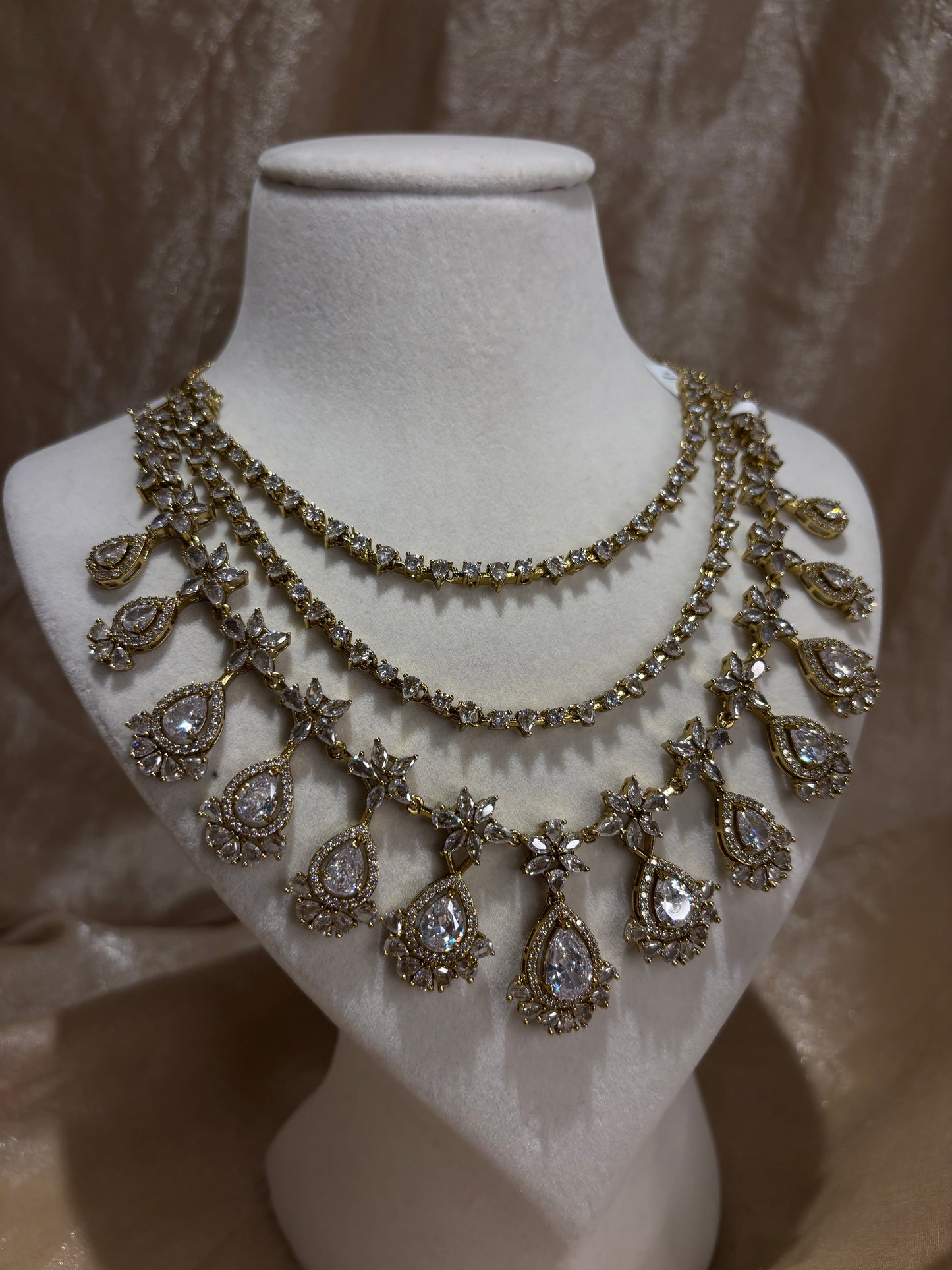 Gold layered necklace