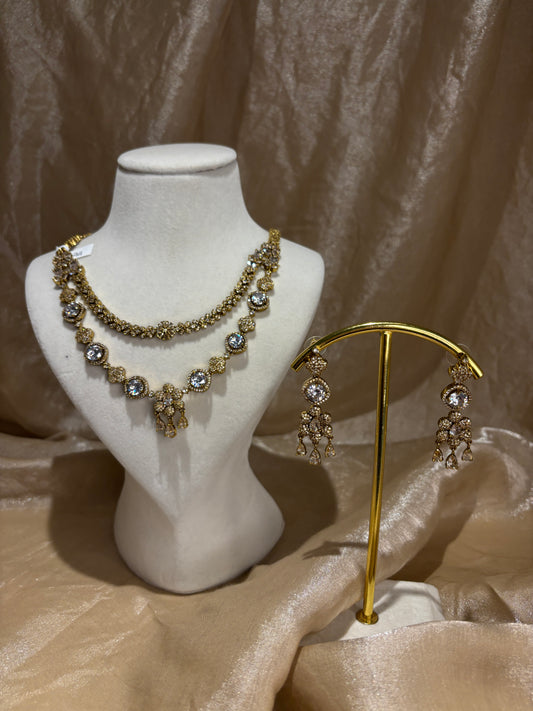 Gold layered necklace