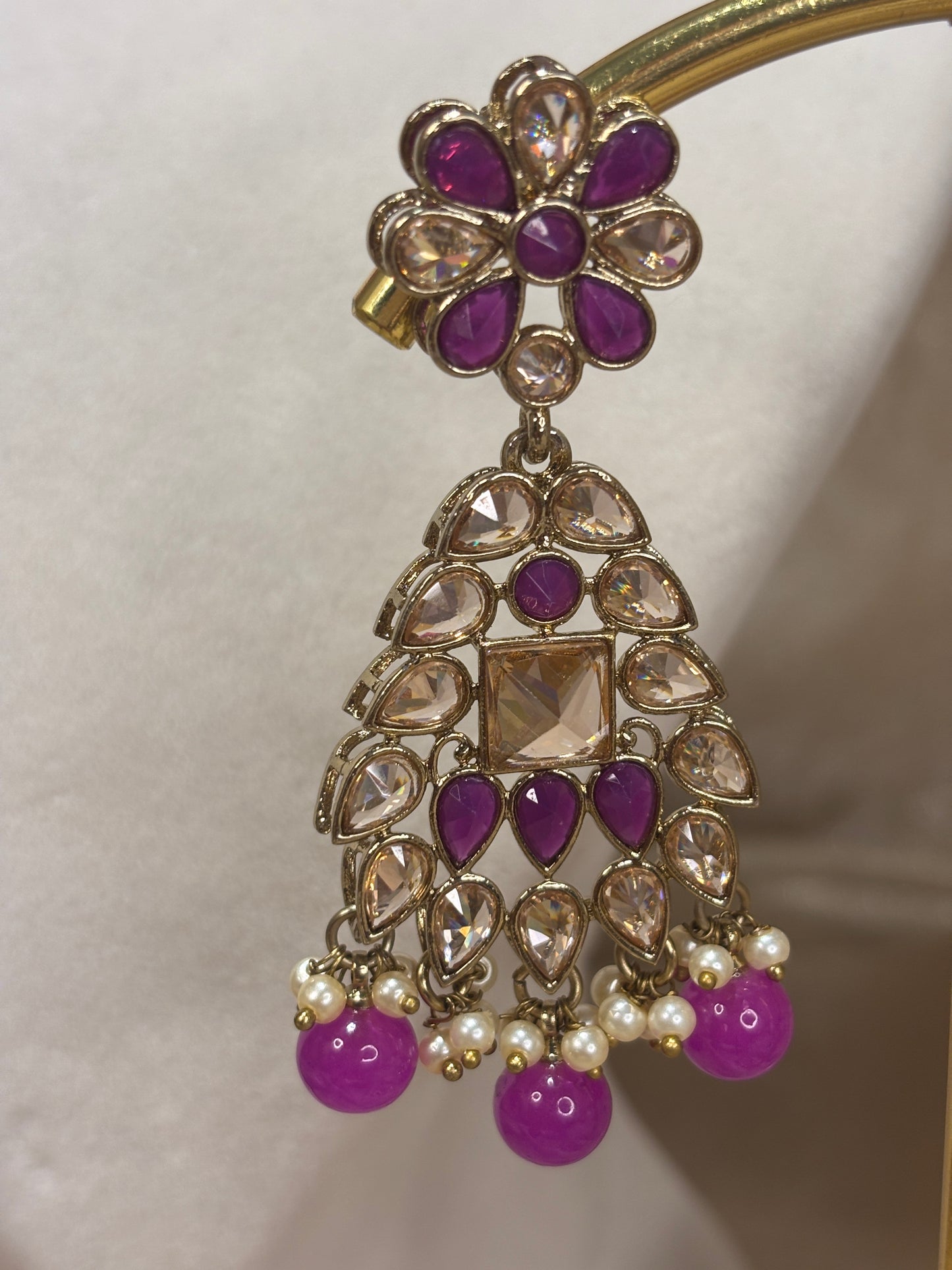 Purple choker set