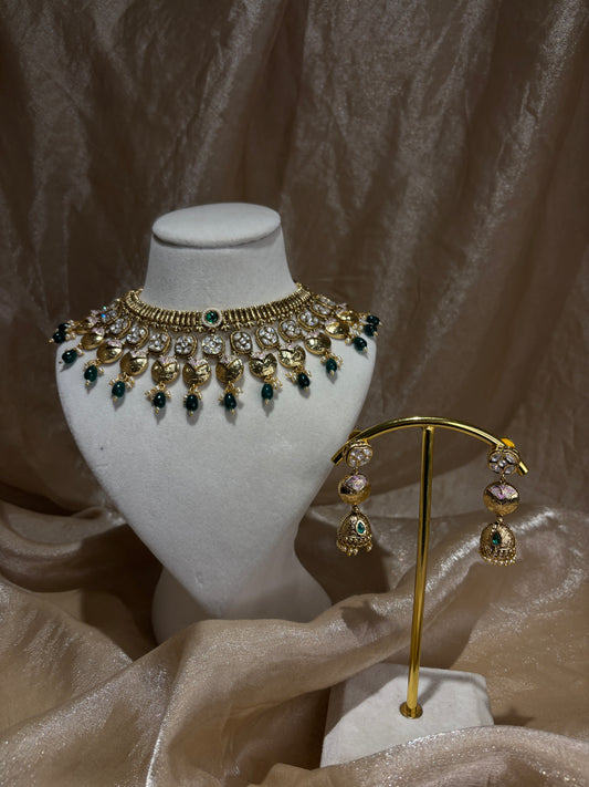 Emerald green set