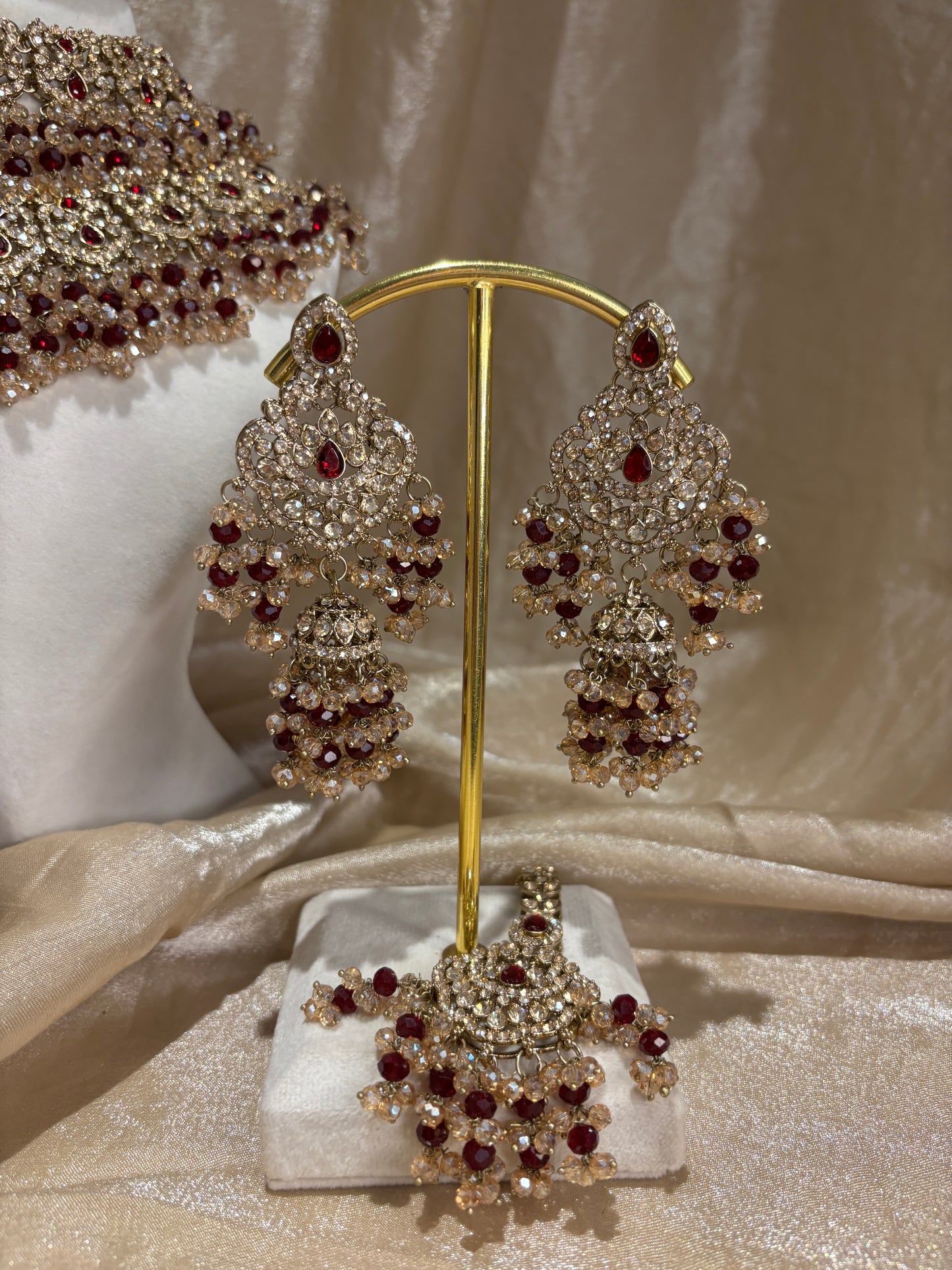 Heavy maroon set