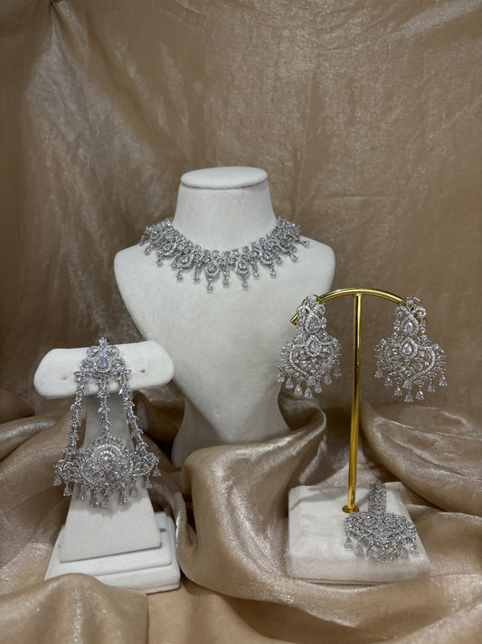 American diamond necklace set