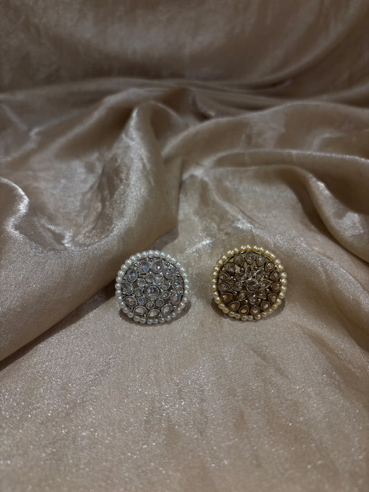 Polki statement rings