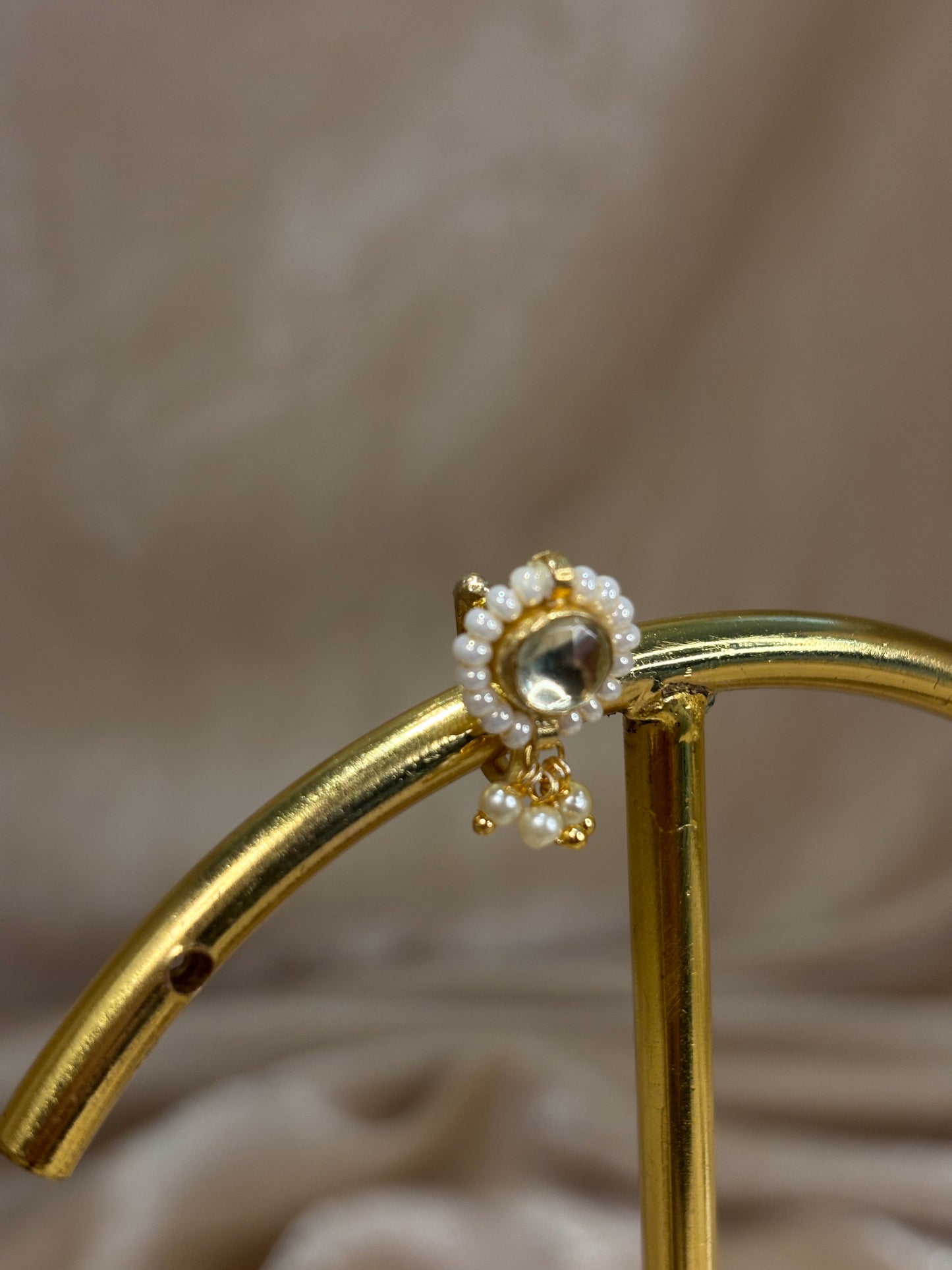 Pachi kundan nose stud