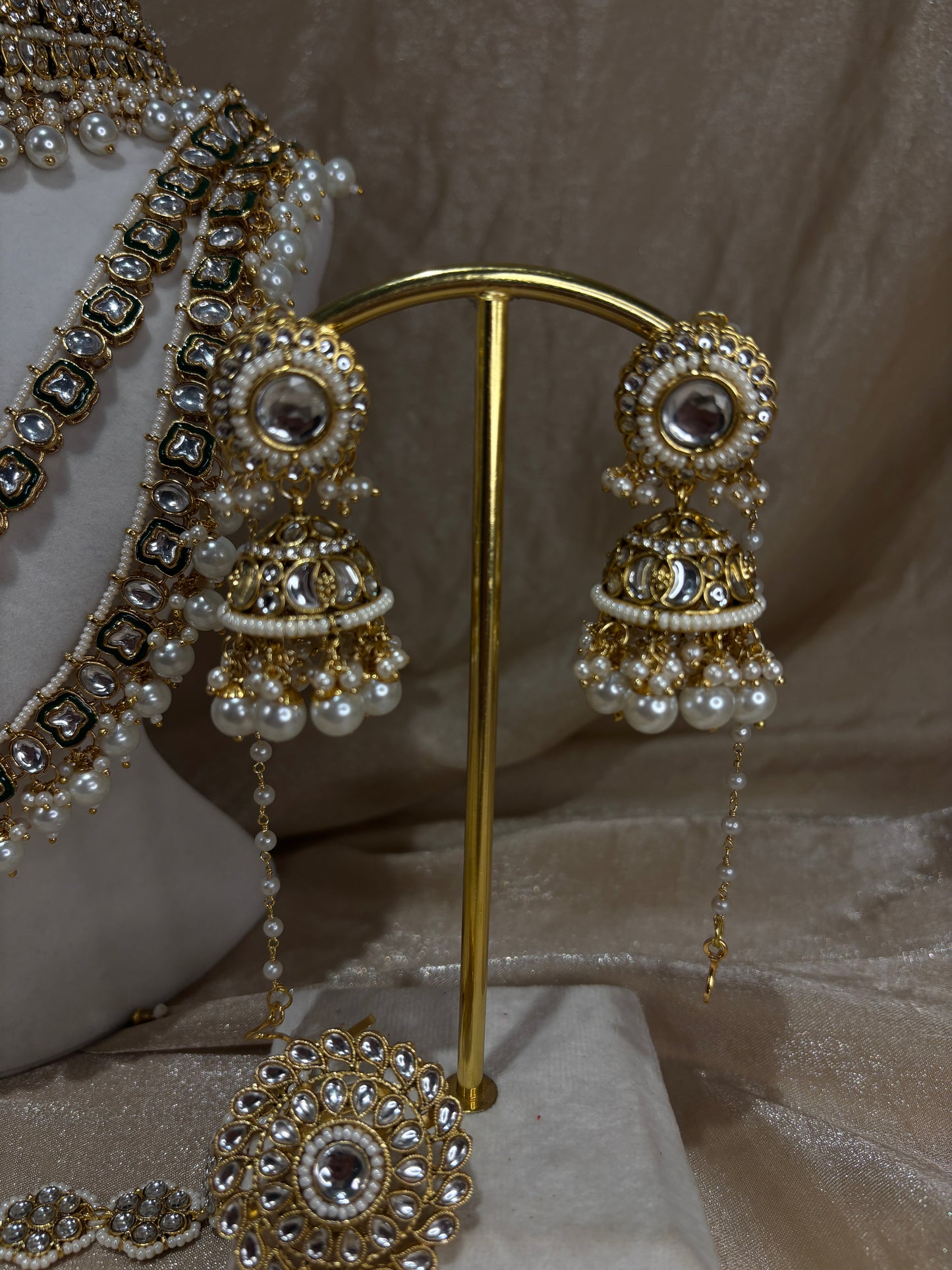 Gold kundan bridal set
