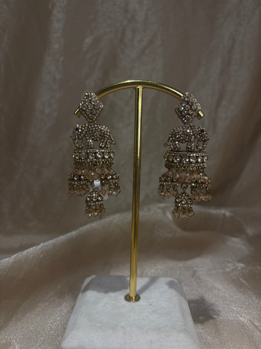 Gold earrings