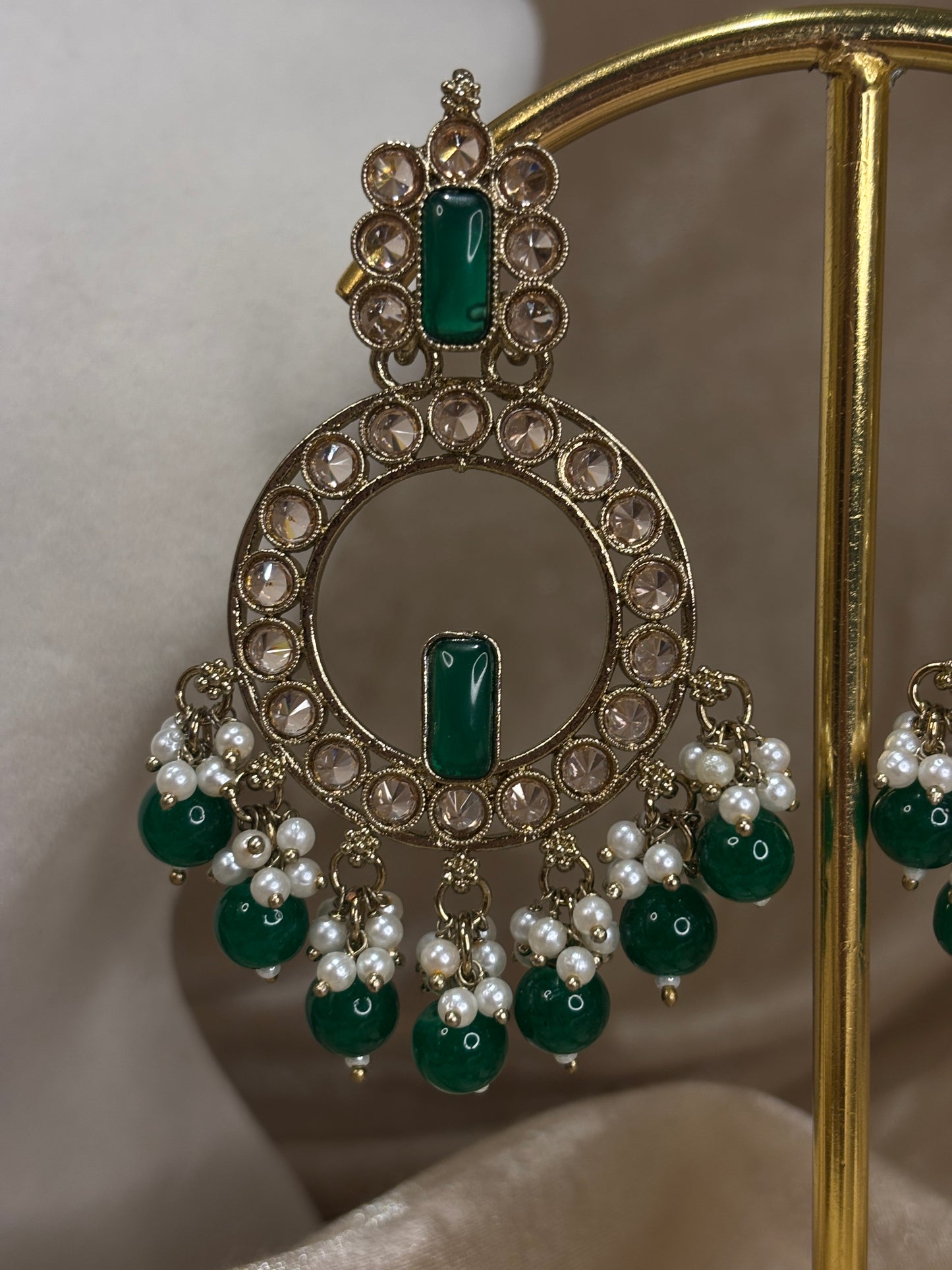 Emearld green choker set