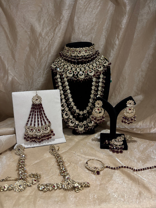 Heavy maroon set