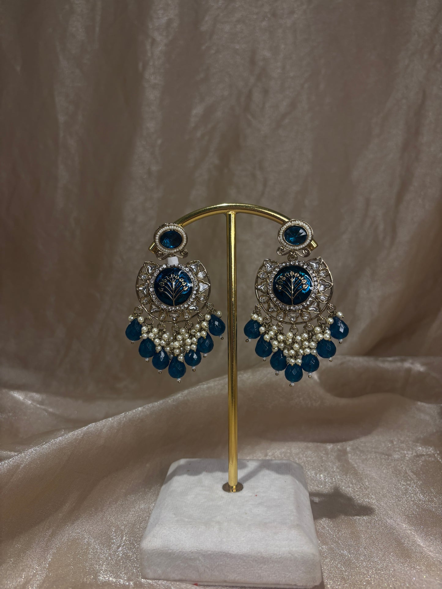 Blue earrings