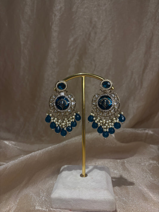 Blue earrings