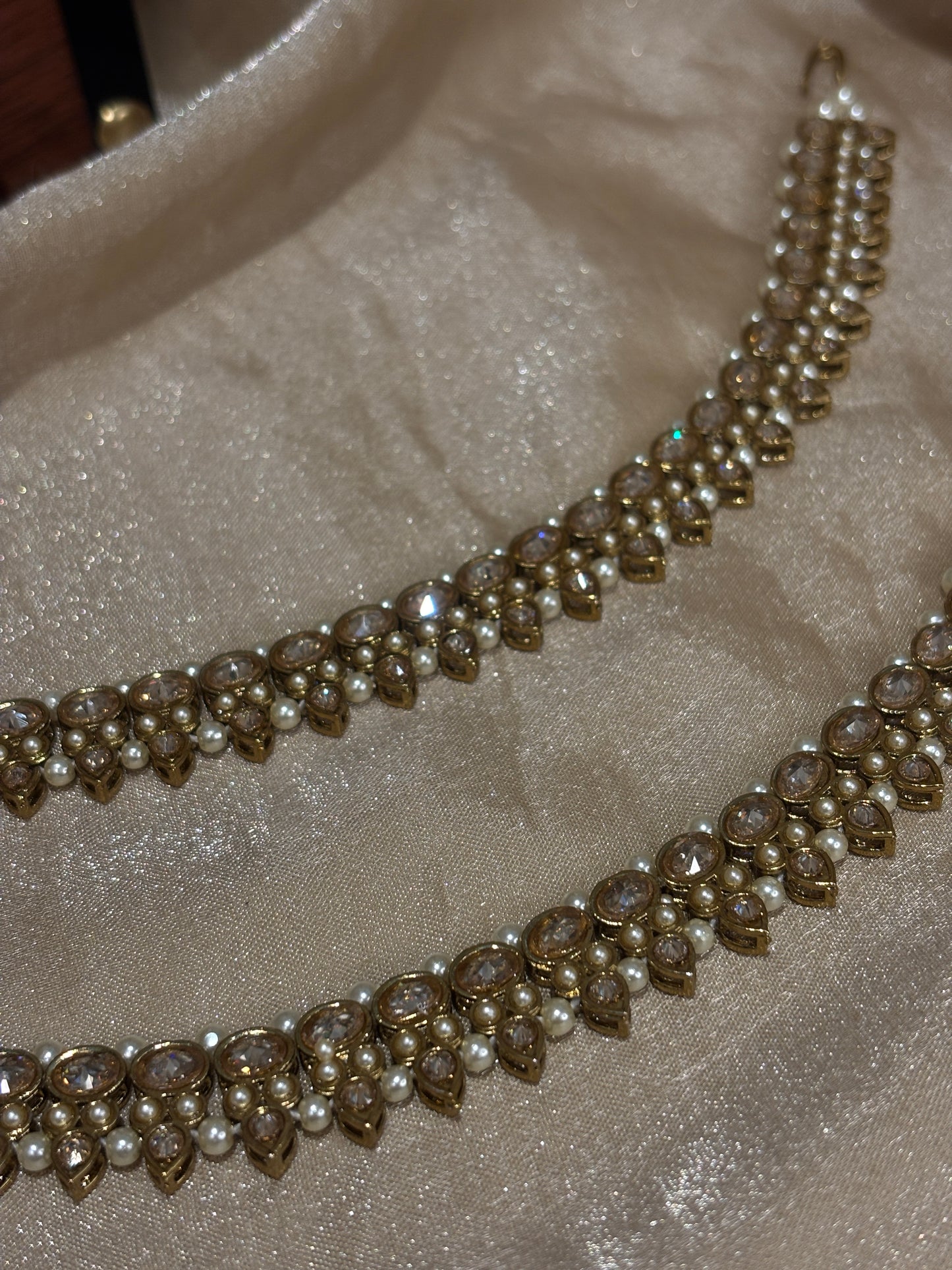 Gold anklets