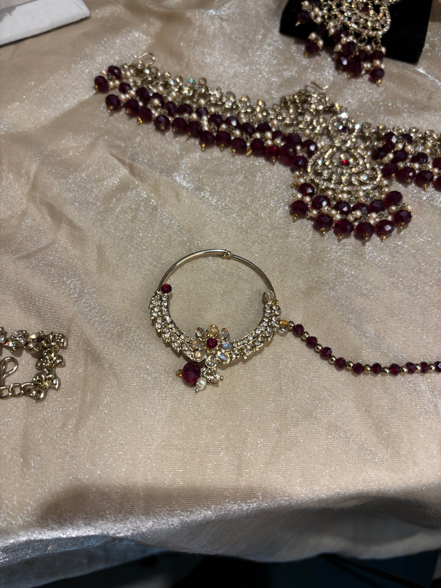Heavy maroon set