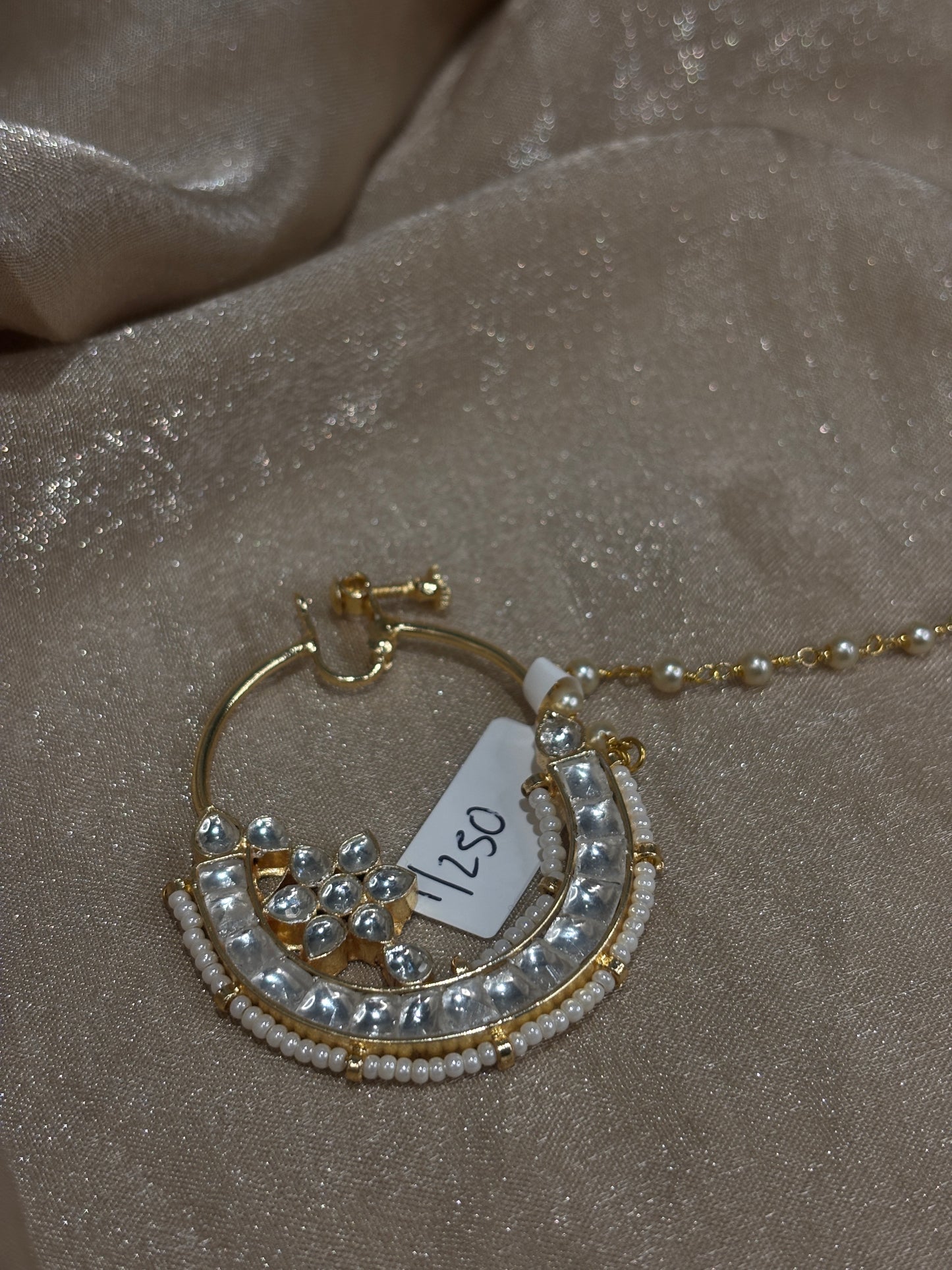 Gold nose ring