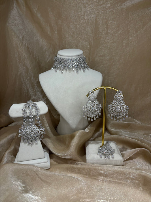 American diamond choker set