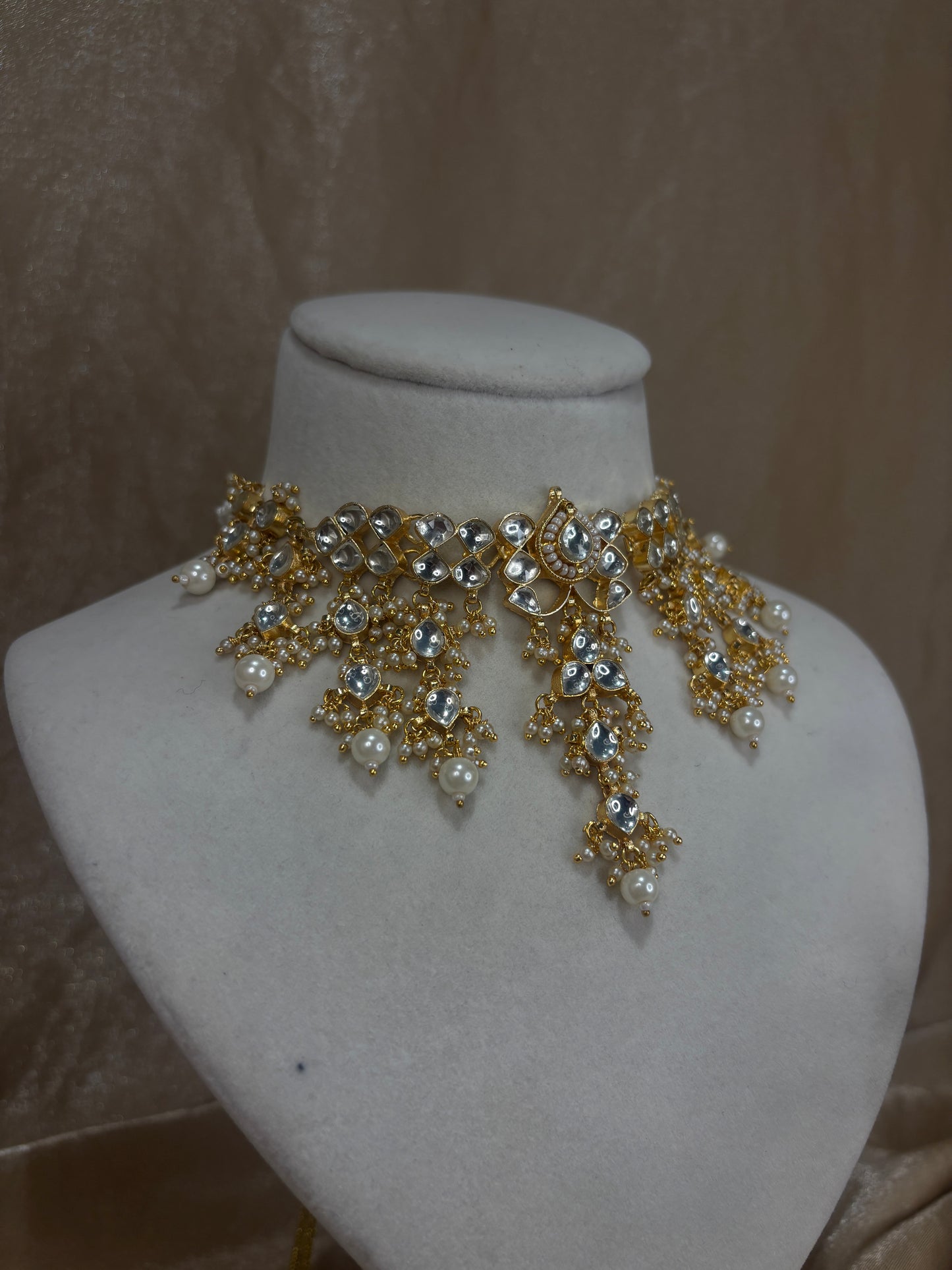 Gold choker set