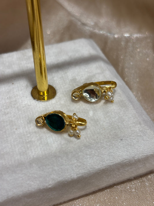 Pachi kundan nose stud