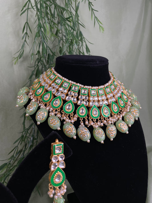 Mint bridal set