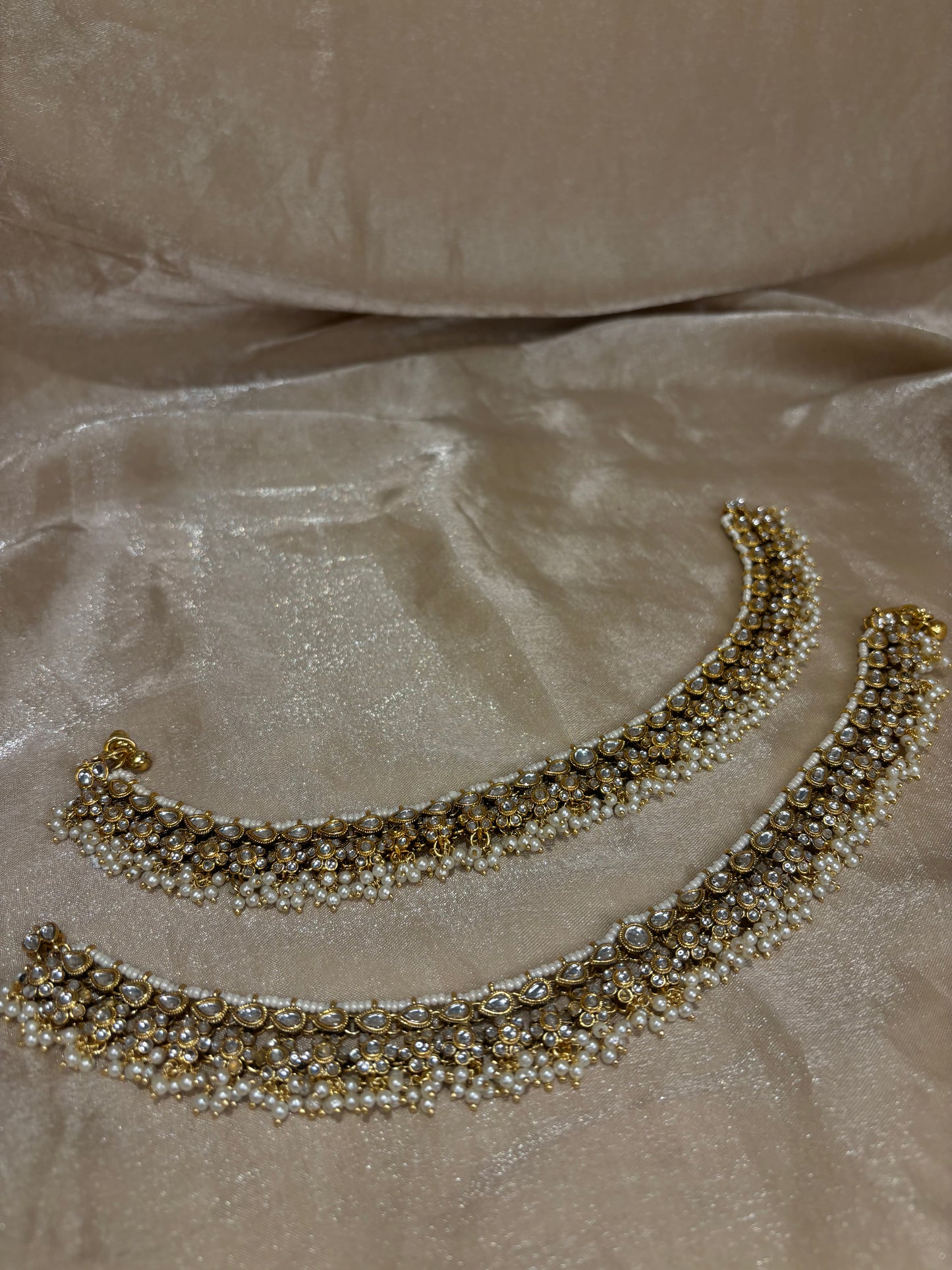 Heavy floral jhanjaran