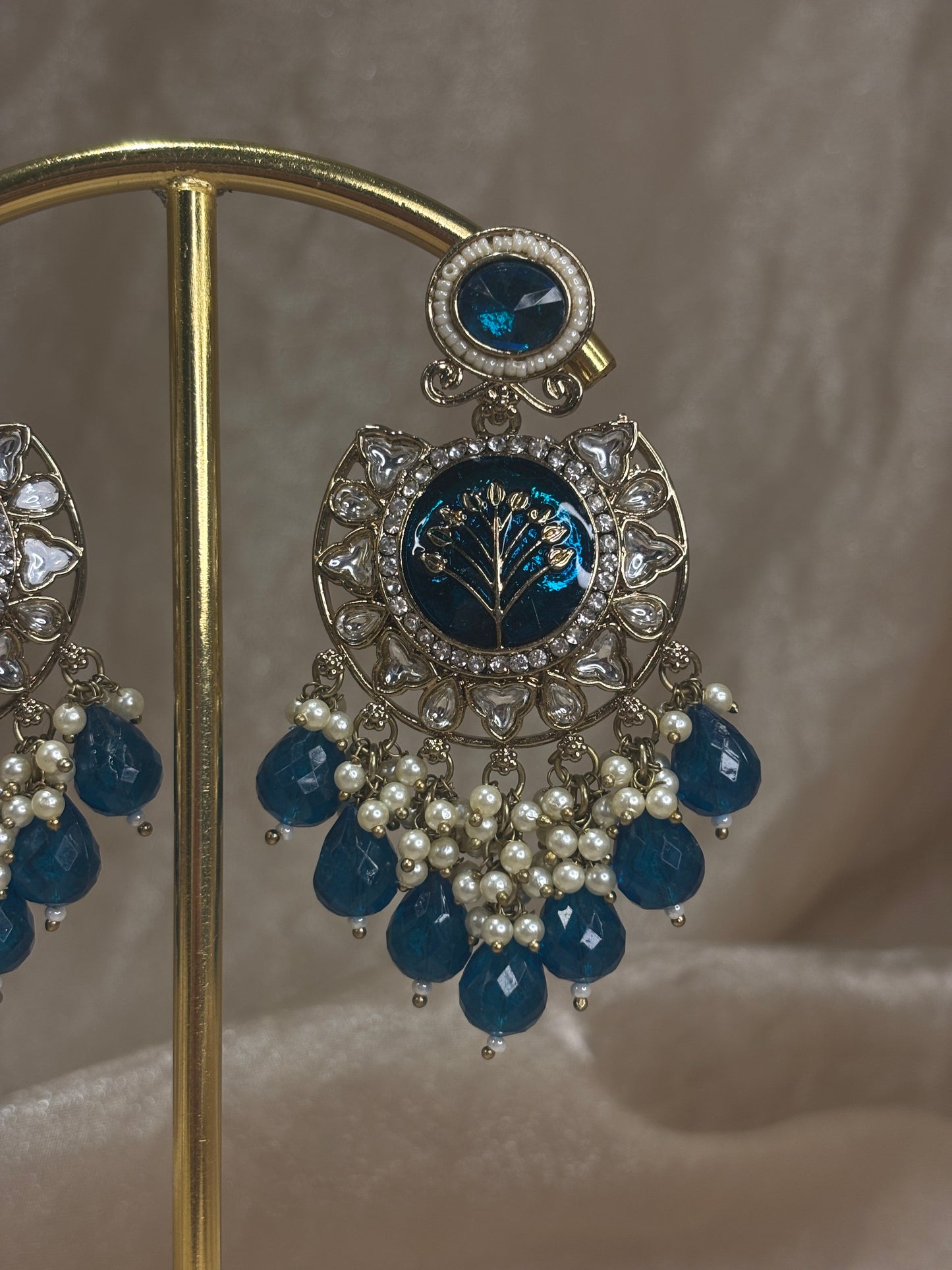 Blue earrings
