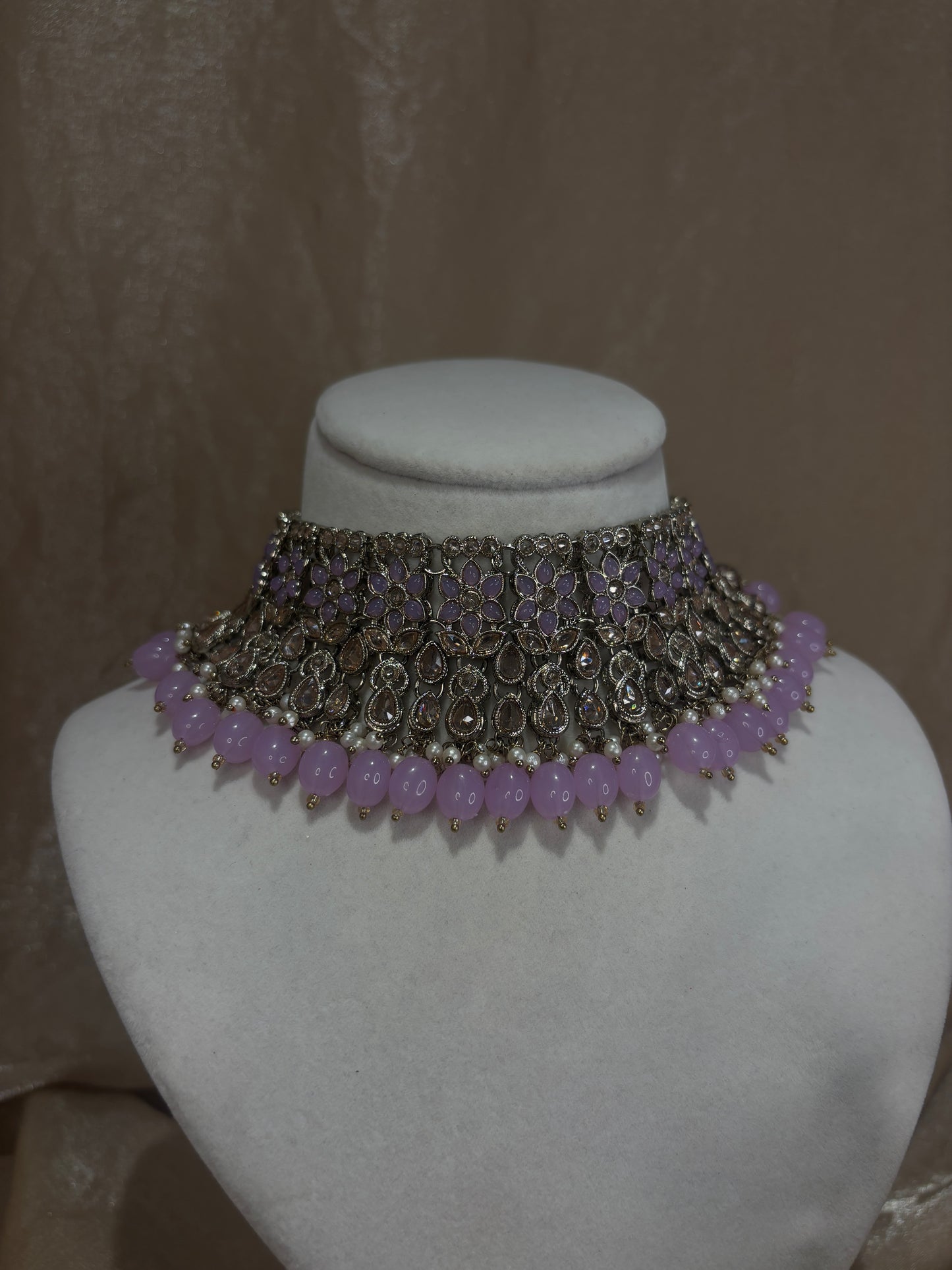 Lavender choker set