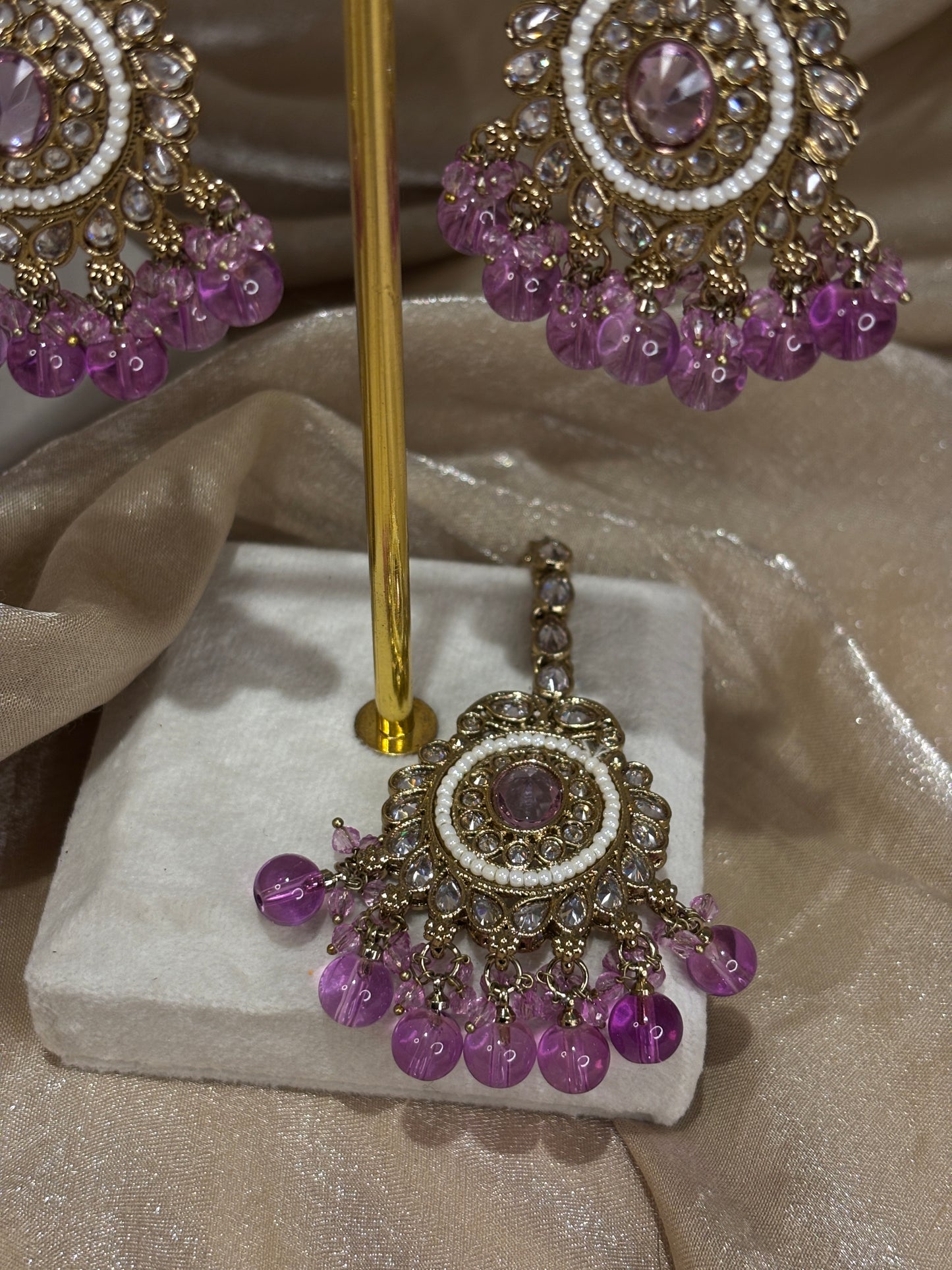 Lavender choker set