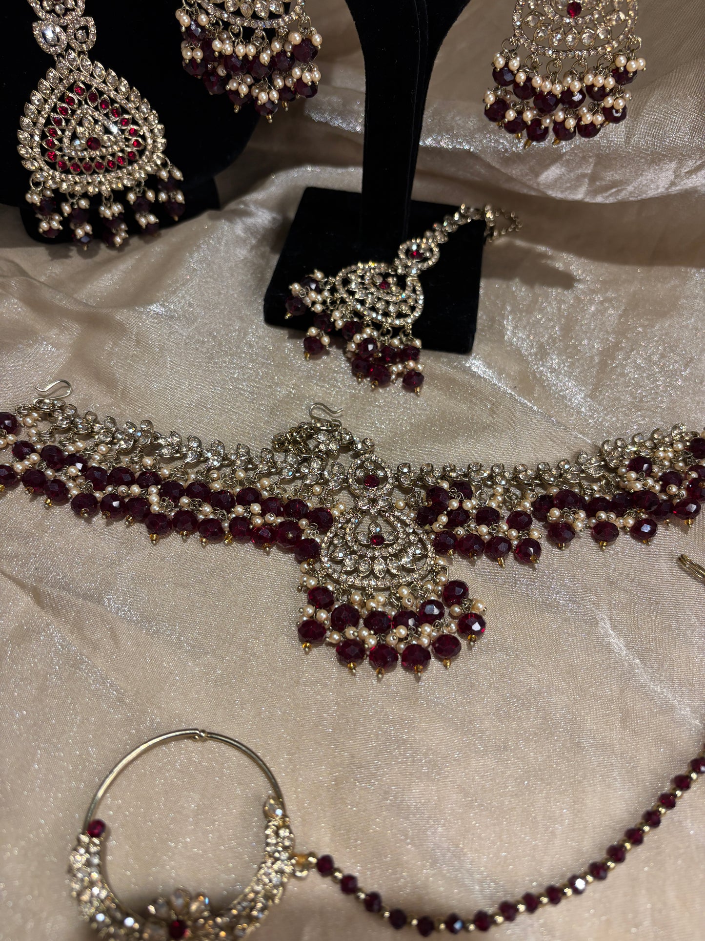 Heavy maroon set
