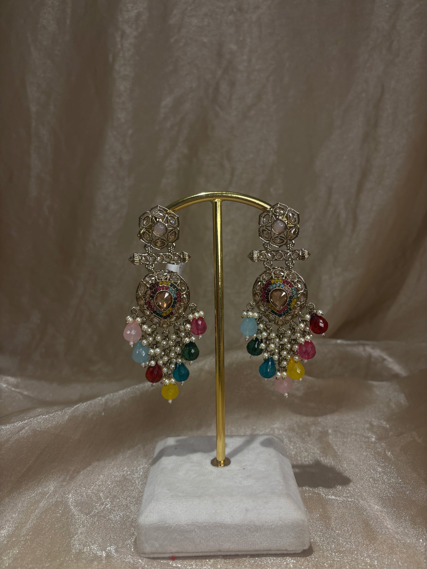 Multi-colour earrings