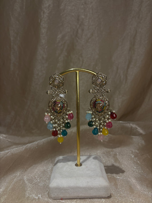 Multi-colour earrings