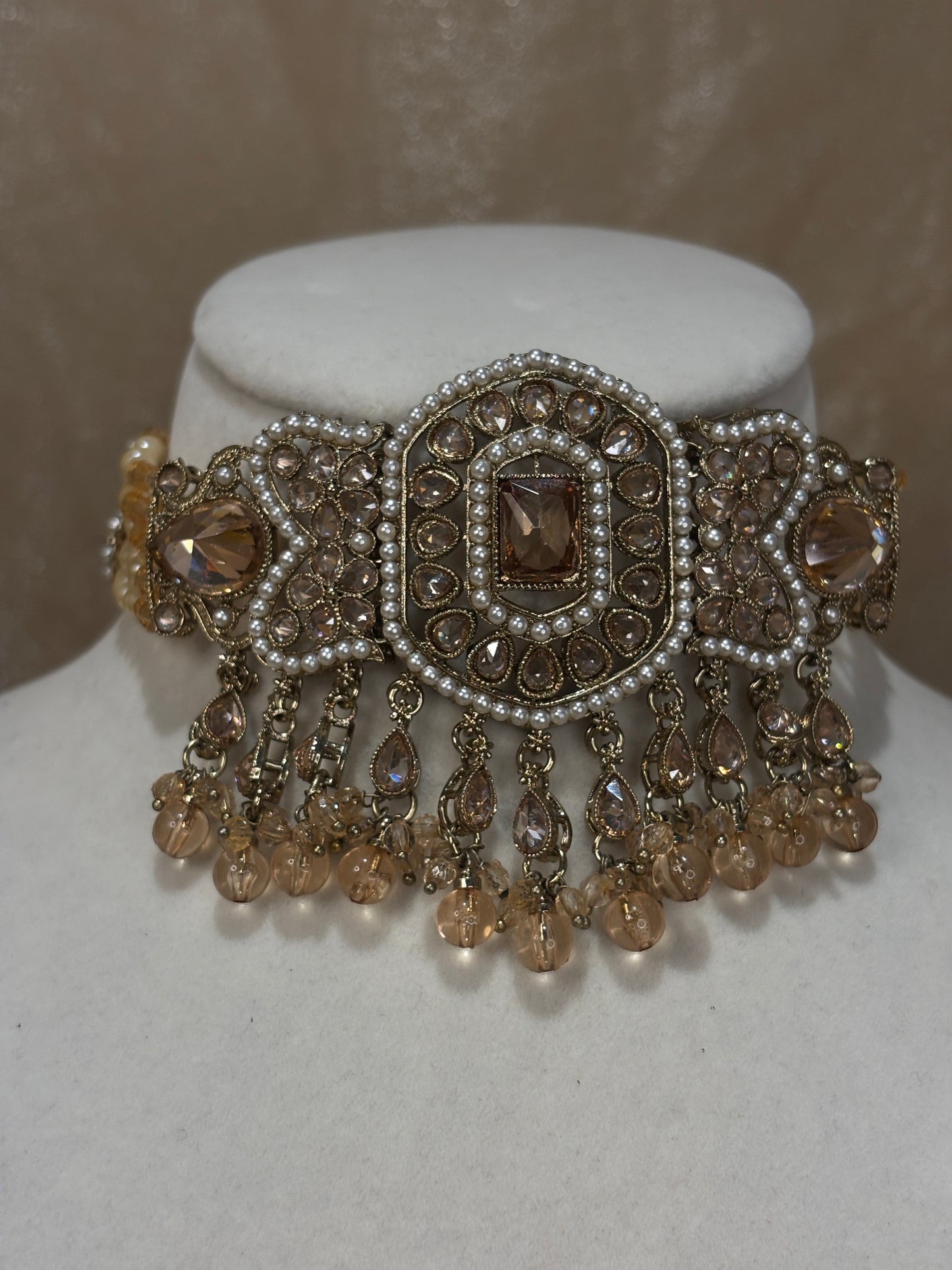 Gold choker set