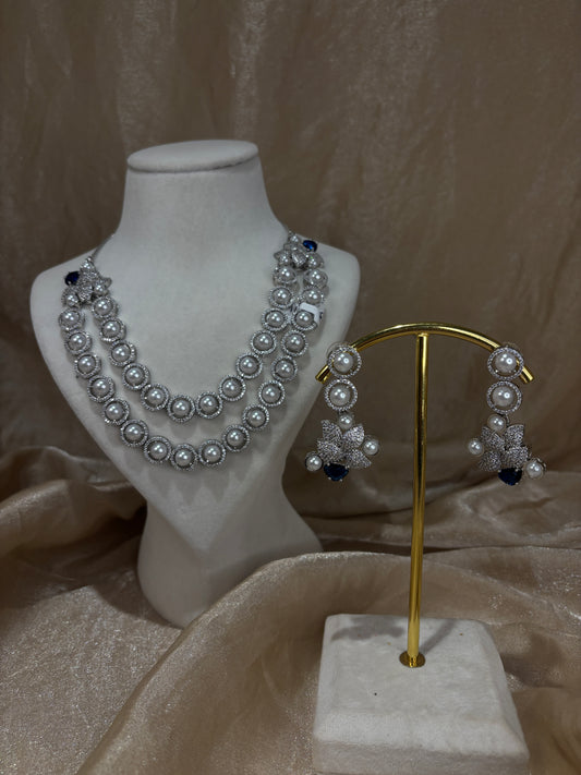 American diamond necklace set