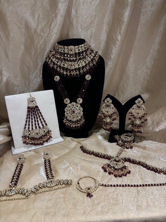 Heavy maroon set