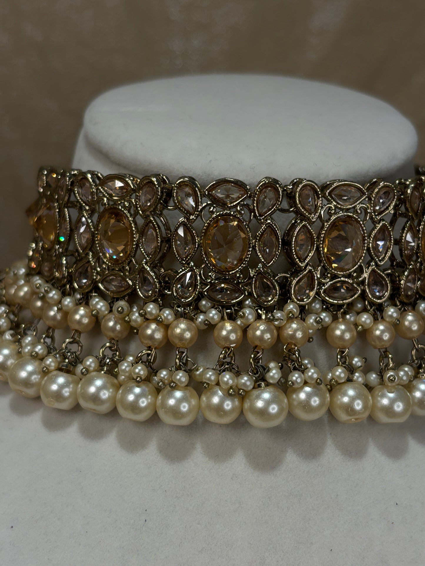 Gold choker set