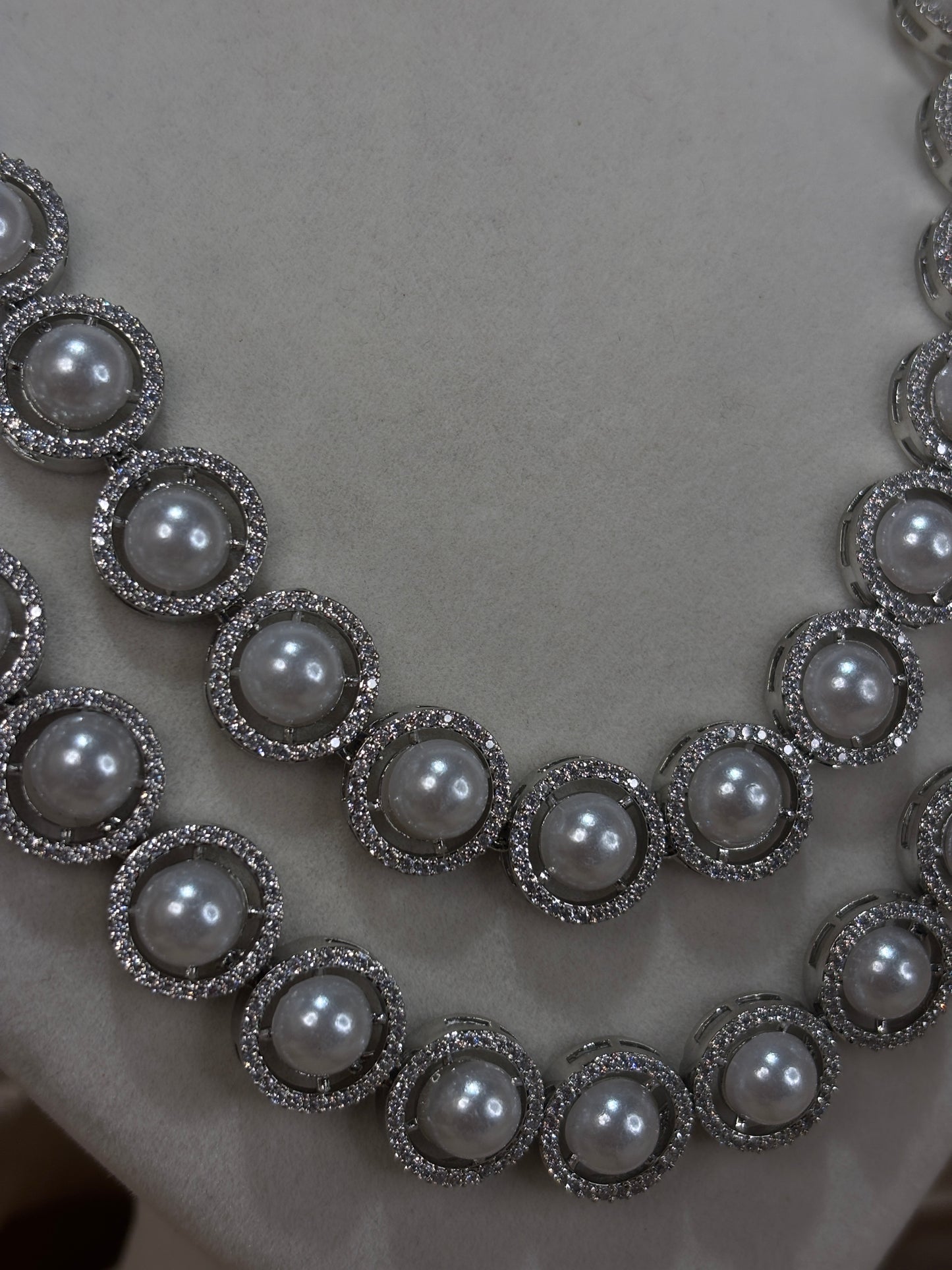 American diamond necklace set